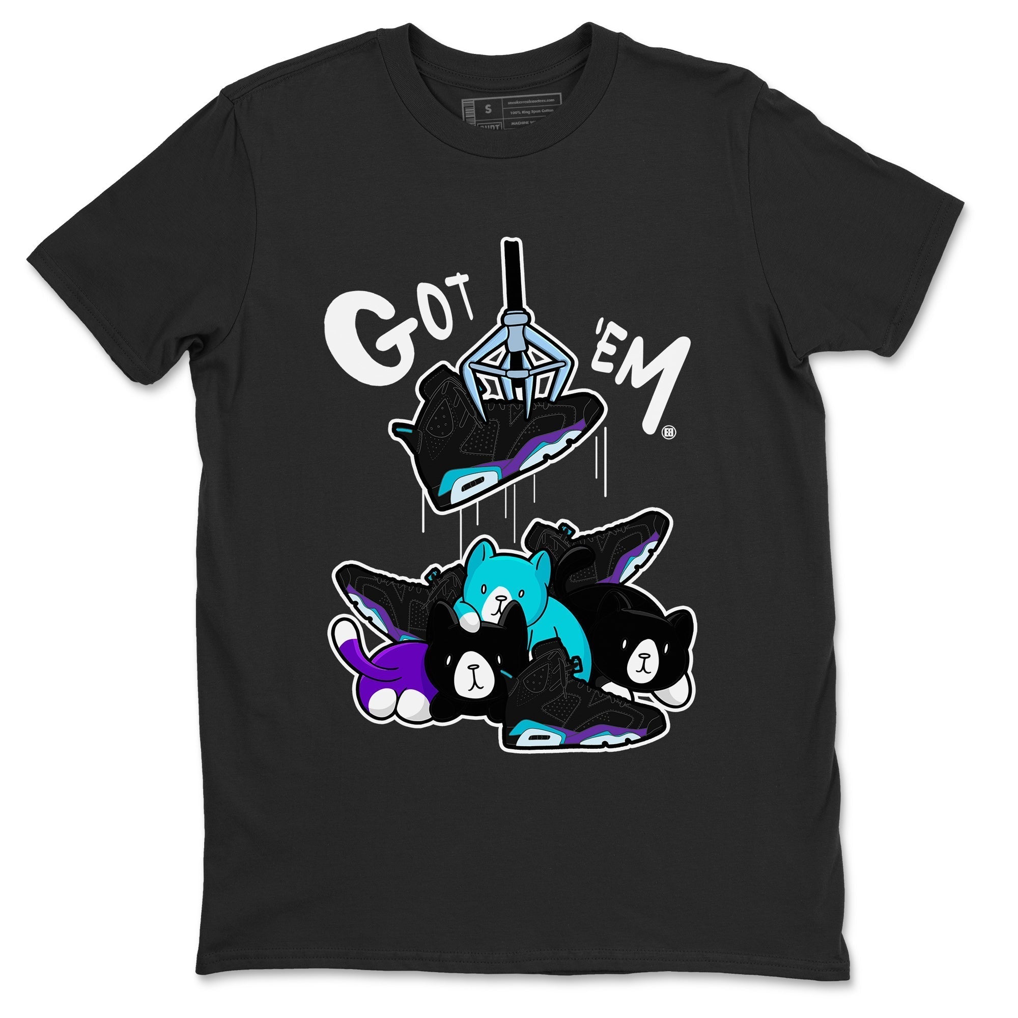 Treasure Hunter Unisex Tops - Air Jordan 6 Aqua
