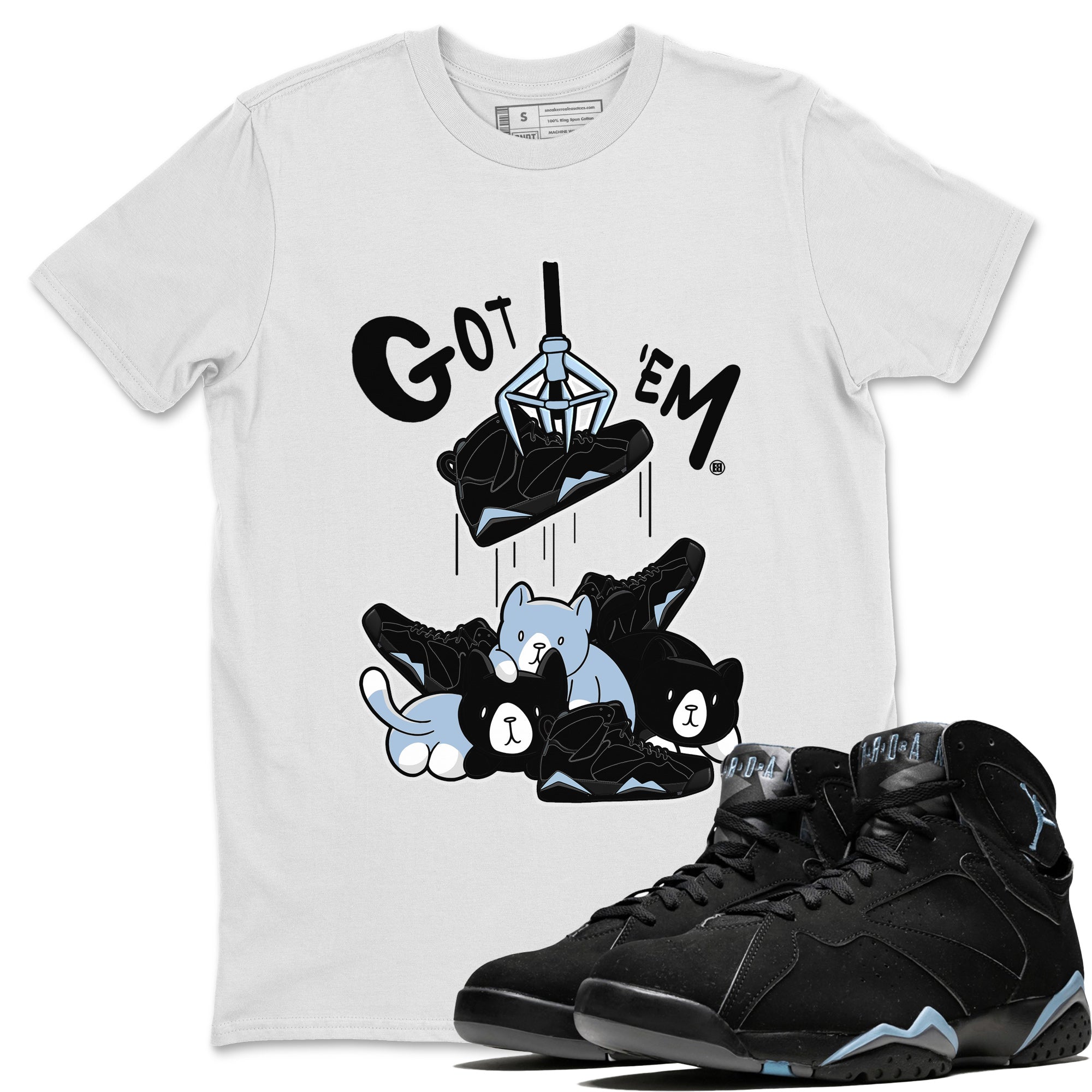 Treasure Hunter Unisex Tops - Air Jordan 7 Chambray