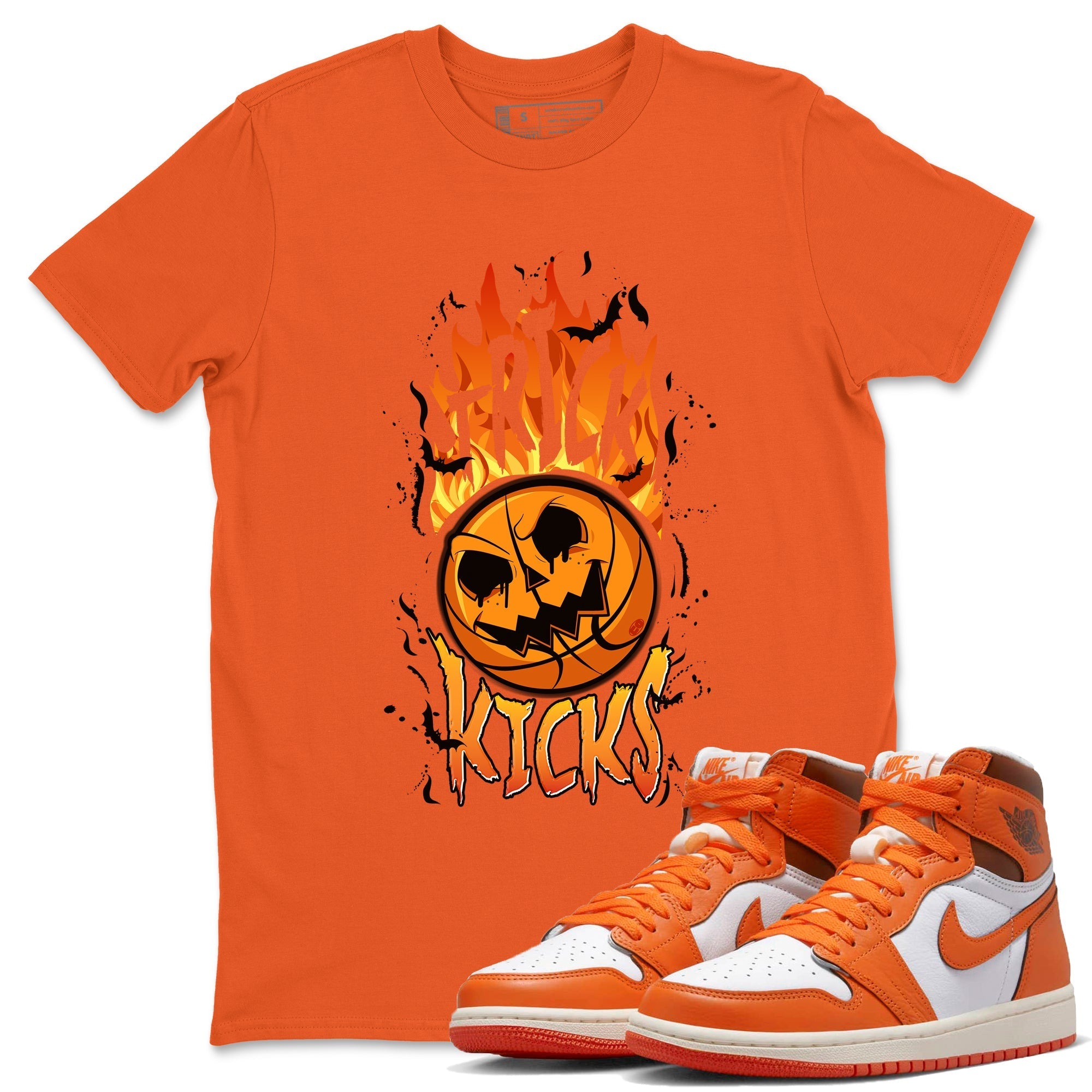 Trick Or Kicks snkmatch Tee - Air Jordan 1 Starfish
