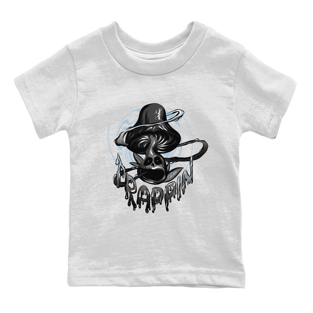 Trippin Mushroom Kids Tops - Air Jordan 7 Chambray