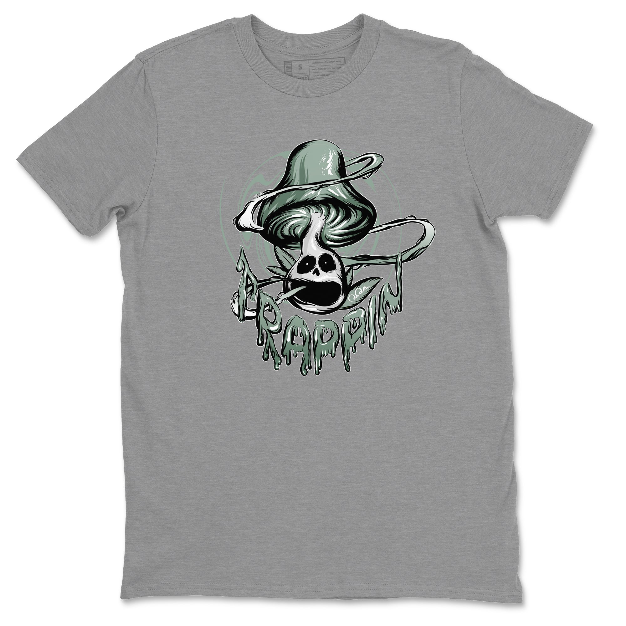 Trippin Mushroom Unisex Tops - Dunk Mica Green