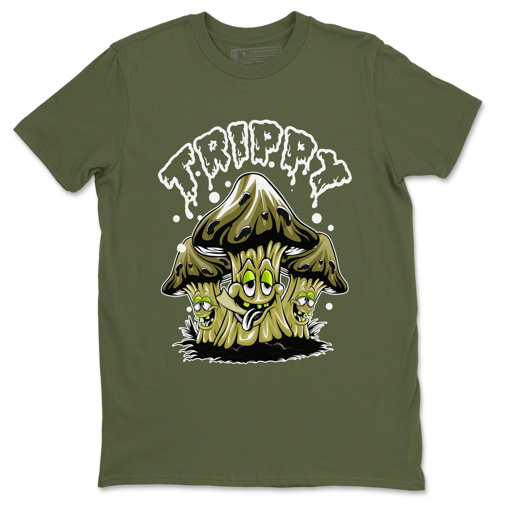 Trippy snkmatch Tee - Air Jordan 1 Travis Scott Golf Olive