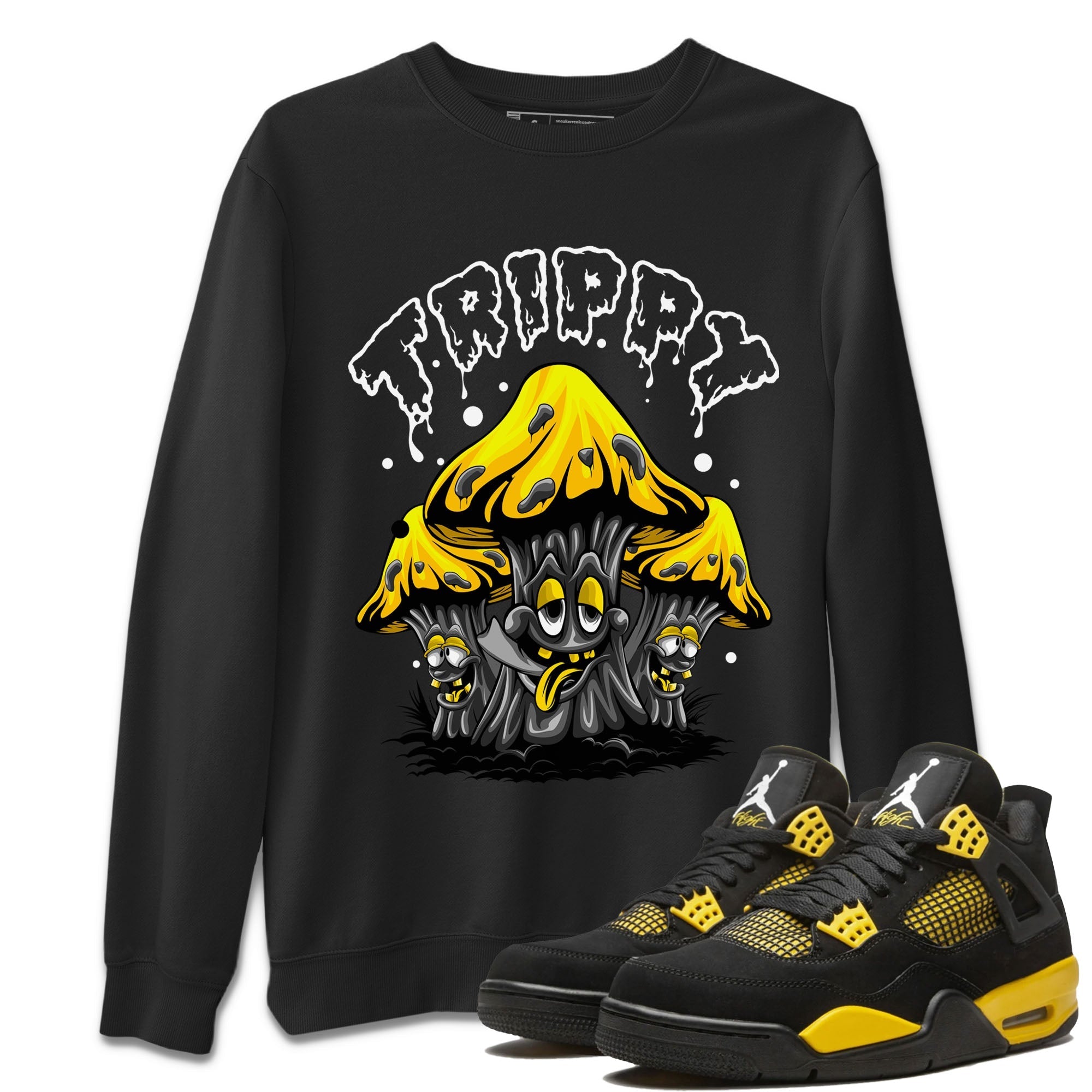 Trippy Unisex Tops - Air Jordan 4 Thunder