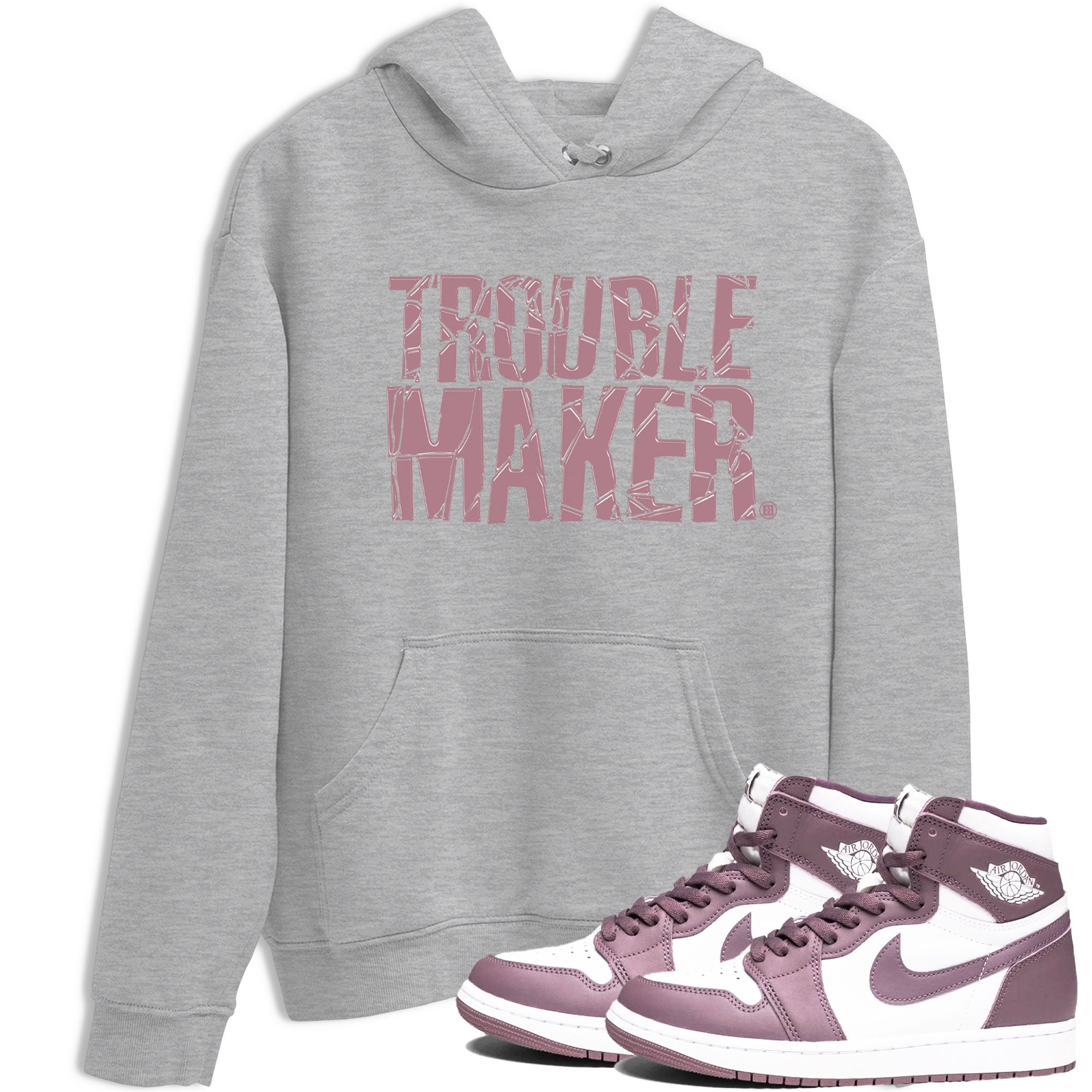 Trouble Maker snkmatch Tee - Air Jordan 1 Mauve