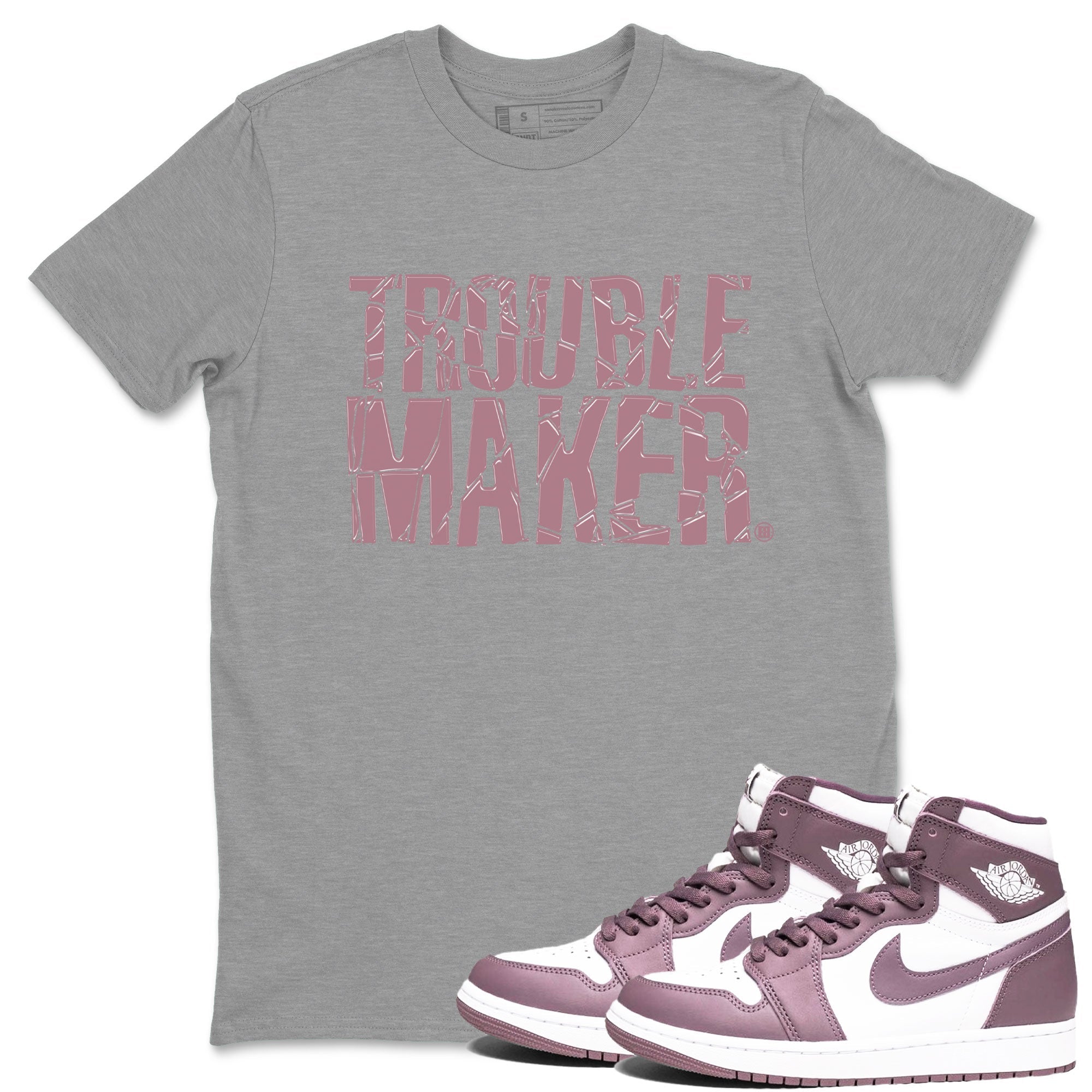 Trouble Maker snkmatch Tee - Air Jordan 1 Mauve