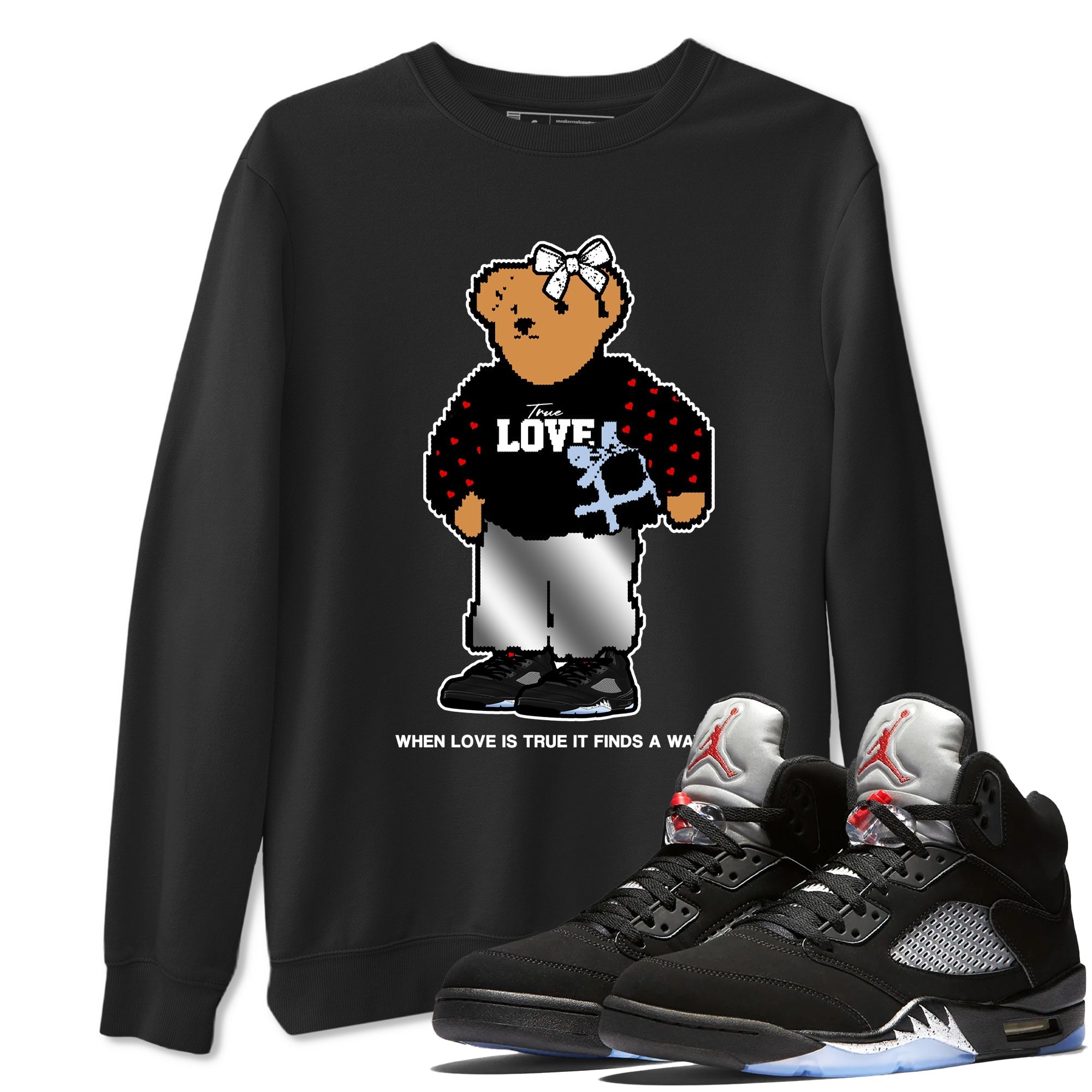 True Love Bear snkmatch Tees - Air Jordan 5 Reimagined