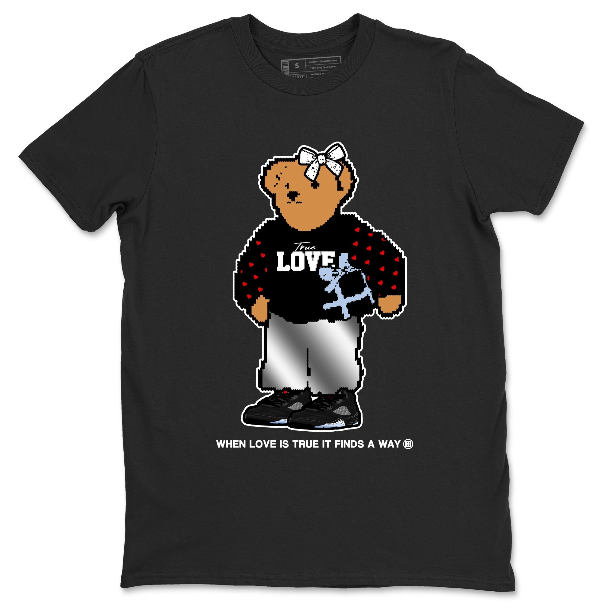 True Love Bear snkmatch Tees - Air Jordan 5 Reimagined