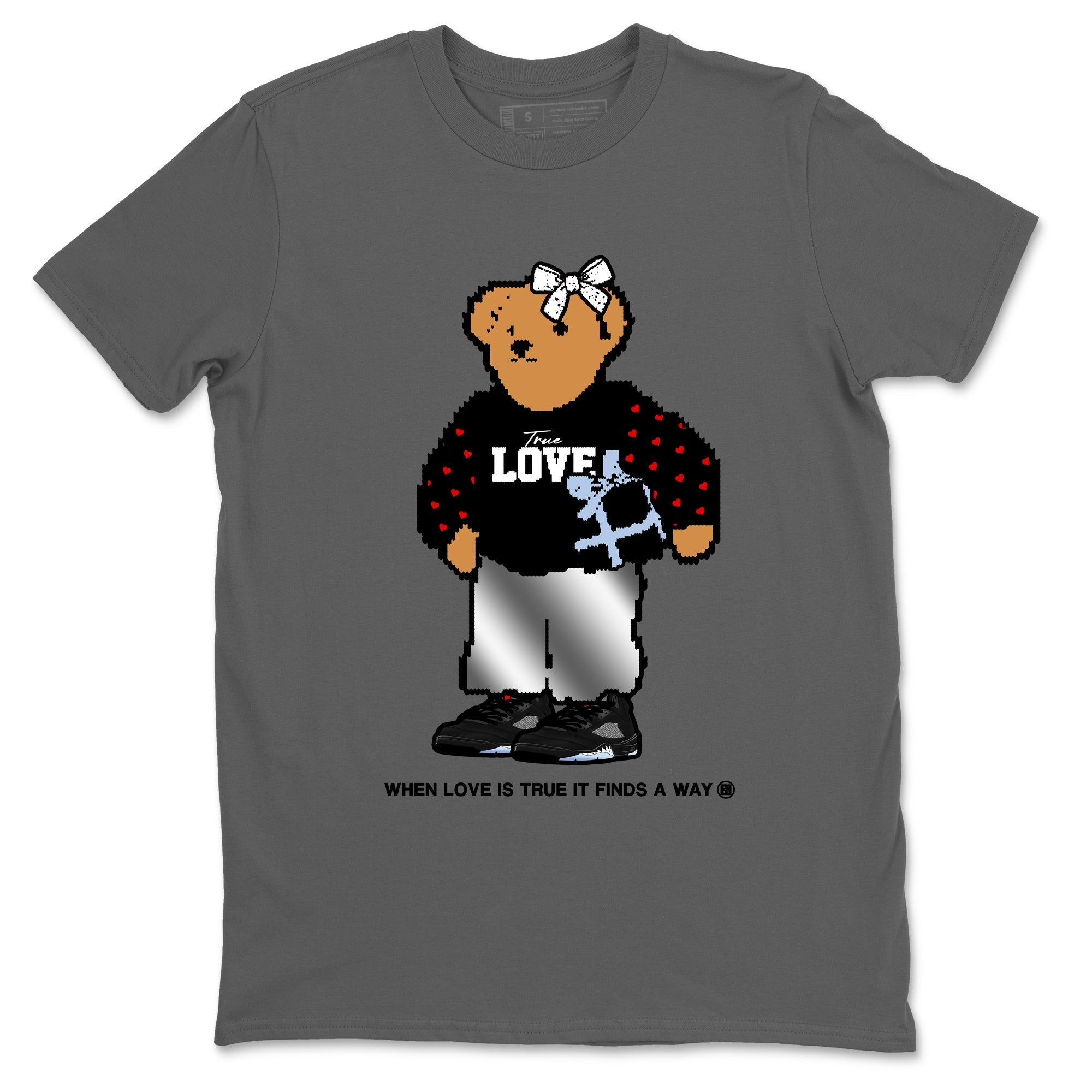 True Love Bear snkmatch Tees - Air Jordan 5 Reimagined