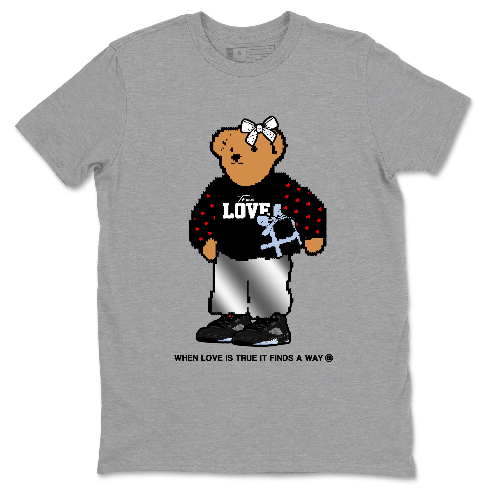 True Love Bear snkmatch Tees - Air Jordan 5 Reimagined