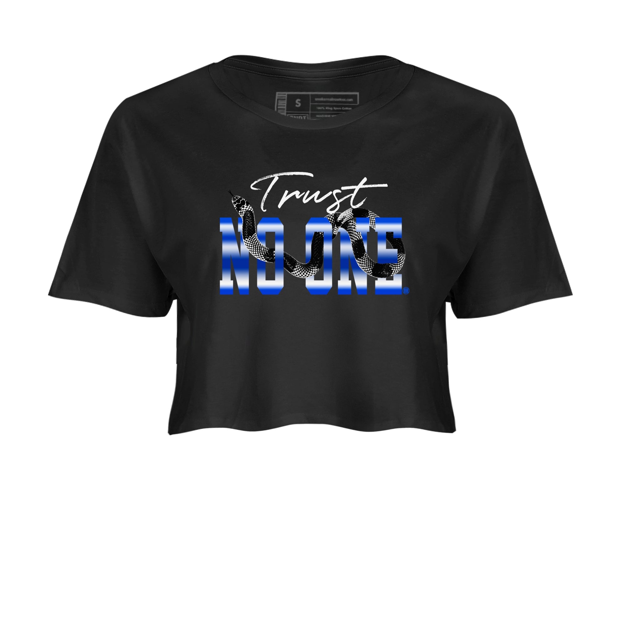 Trust No One snkmatch Women's Top - Air Foamposite One Royal