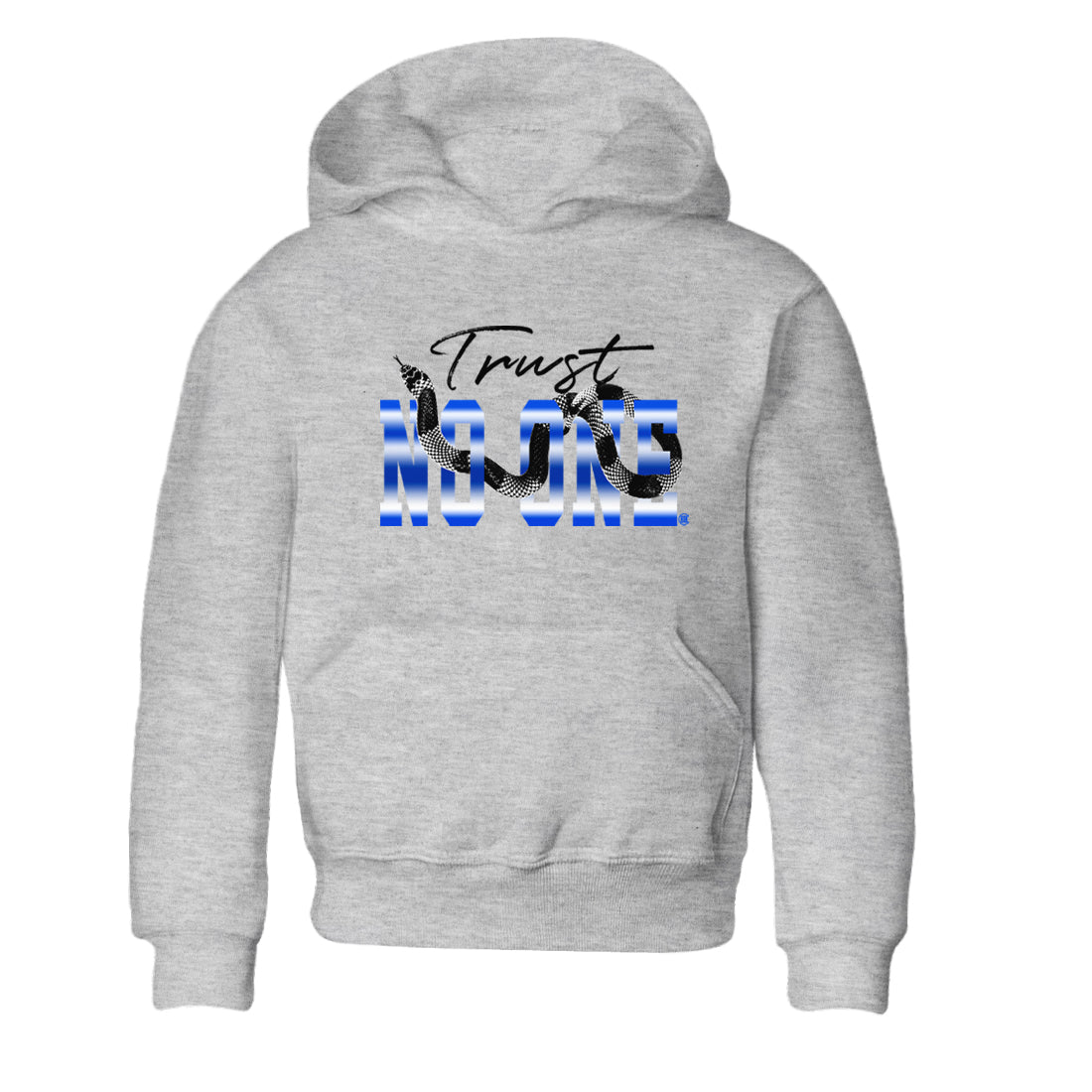 Trust No One snkmatch Tees Kids - Air Foamposite One Royal