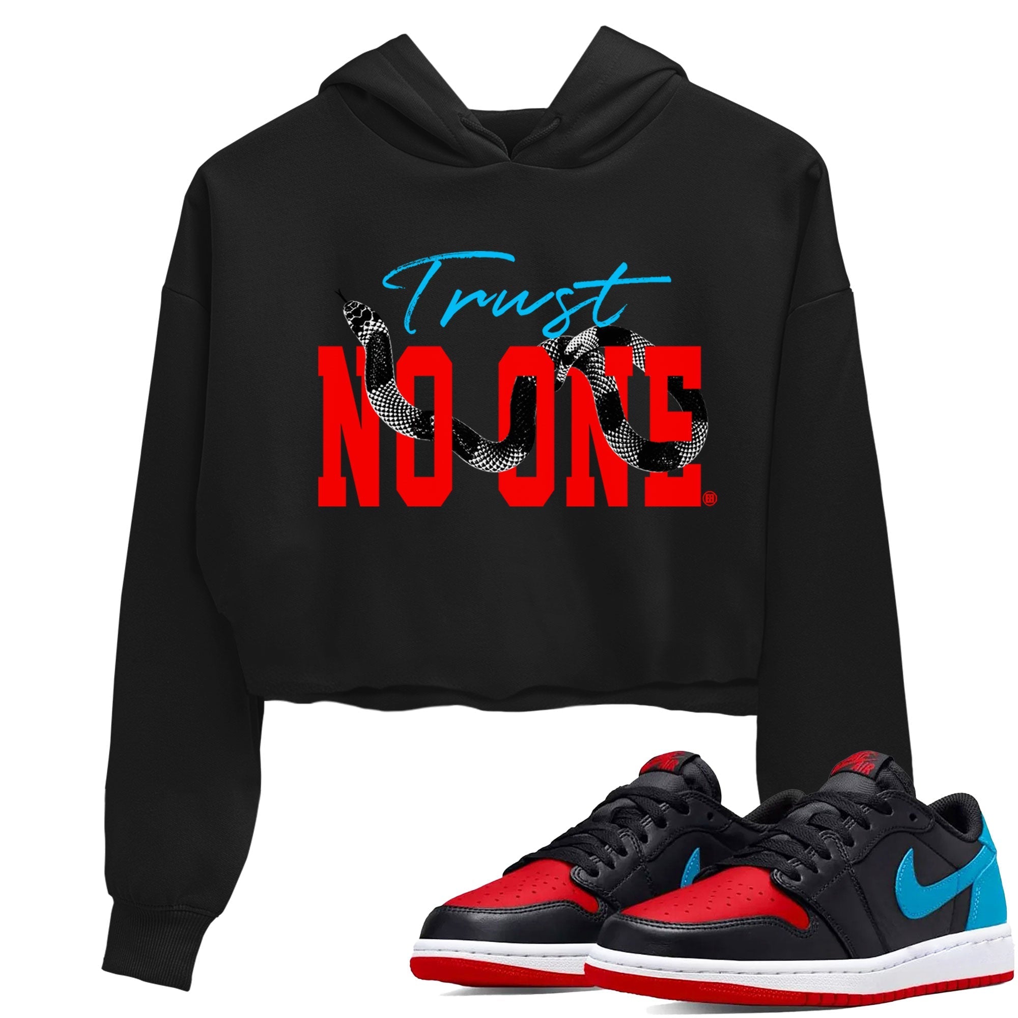 Trust No One snkmatch Women's Top - Air Jordan 1 UNC to Chicago