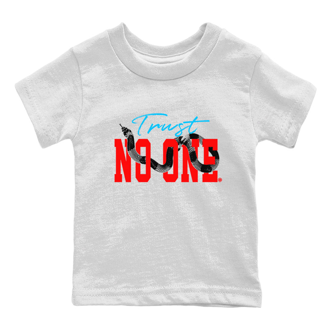Trust No One snkmatch Tee Kids - Air Jordan 1 UNC to Chicago