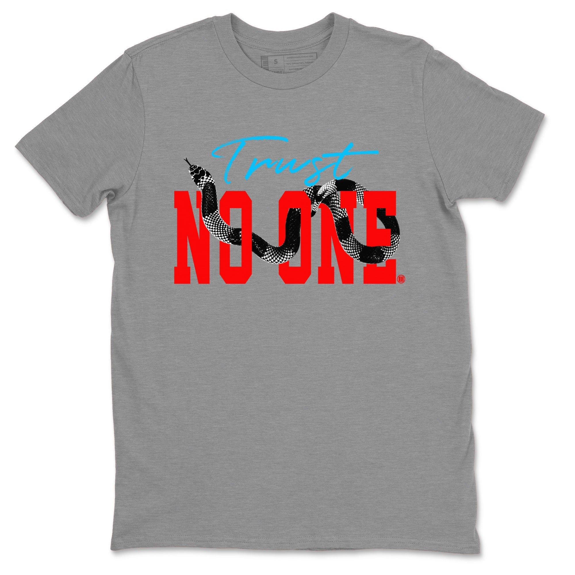Trust No One snkmatch Tee - Air Jordan 1 UNC to Chicago