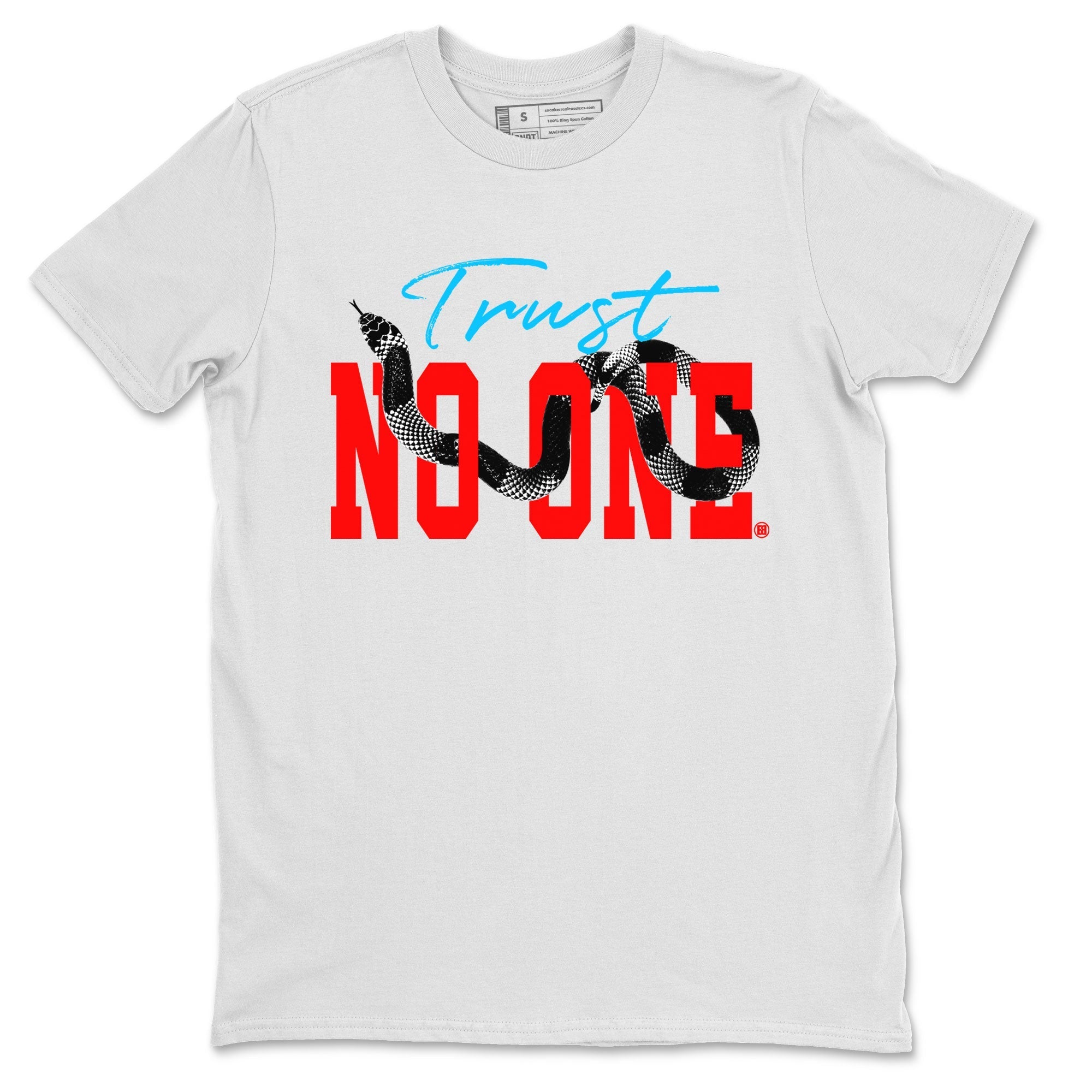 Trust No One snkmatch Tee - Air Jordan 1 UNC to Chicago