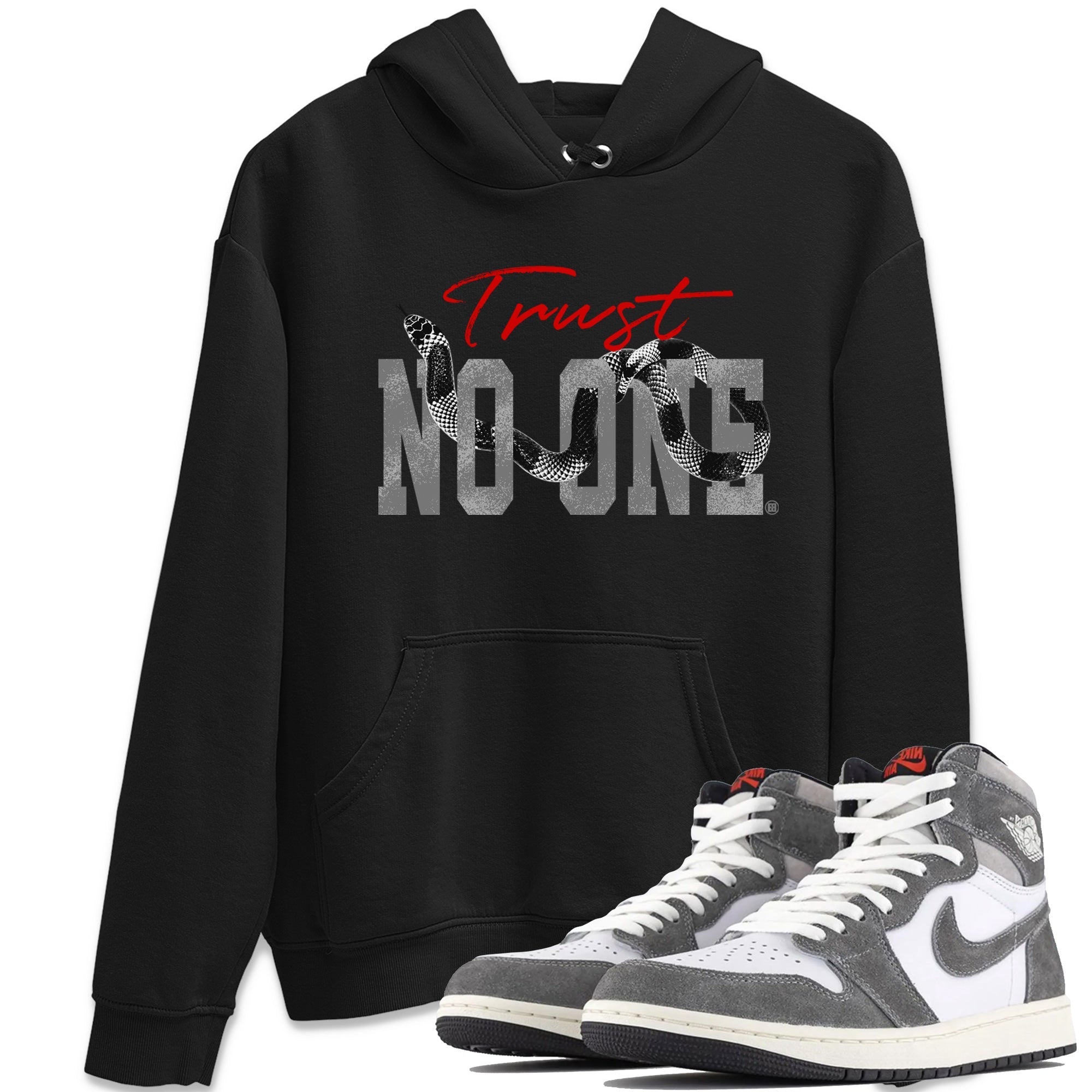 Trust No One Unisex Tops - Air Jordan 1 Washed Heritage