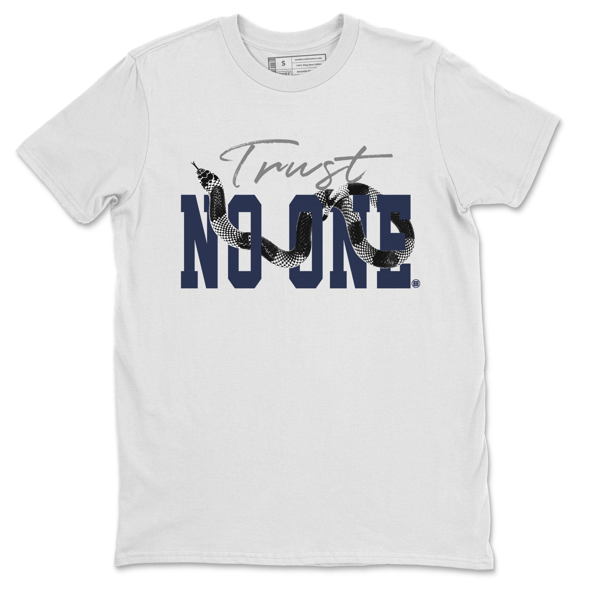Trust No One snkmatch Tee - Air Jordan 5 Georgetown