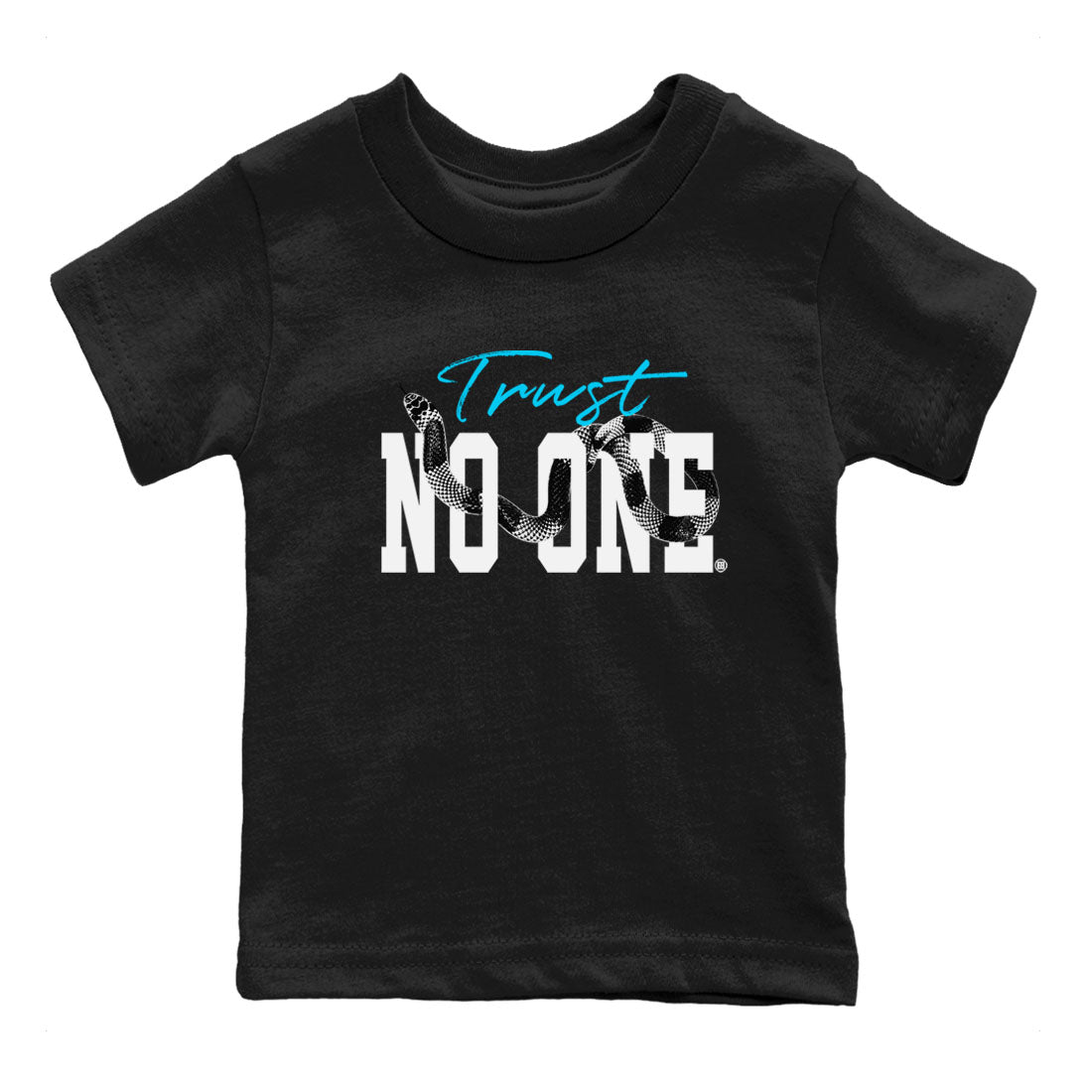 Trust No One snkmatch Tees Kids - Air Jordan 9 Powder Blue