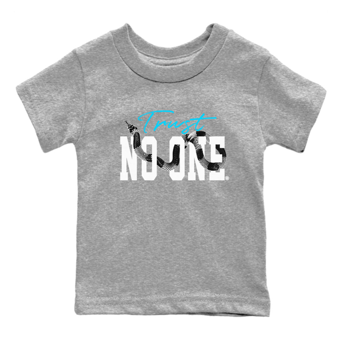 Trust No One snkmatch Tees Kids - Air Jordan 9 Powder Blue