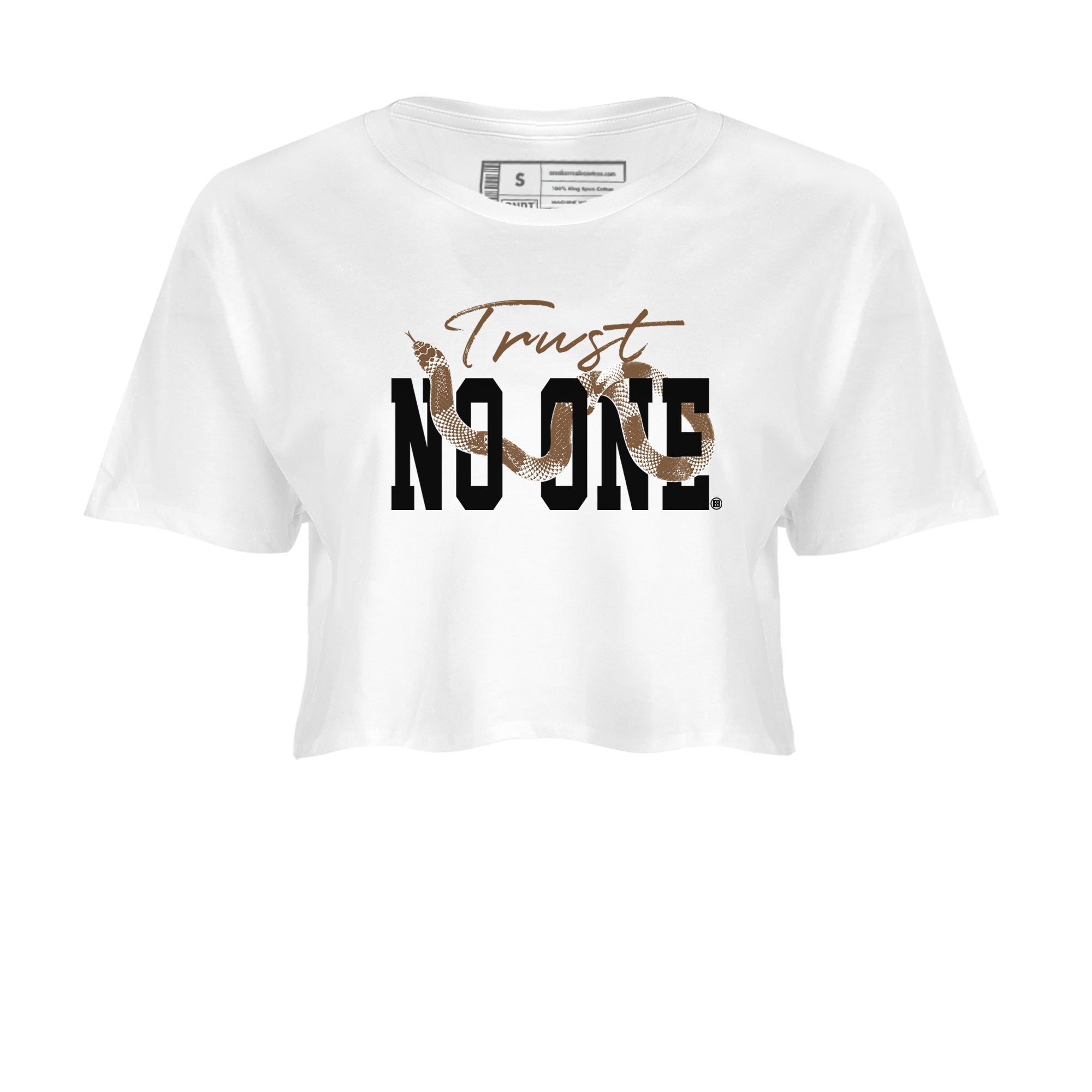 Trust No One snkmatch Women's Top - Jordan Jumpman Jack Travis Scott Dark Mocha