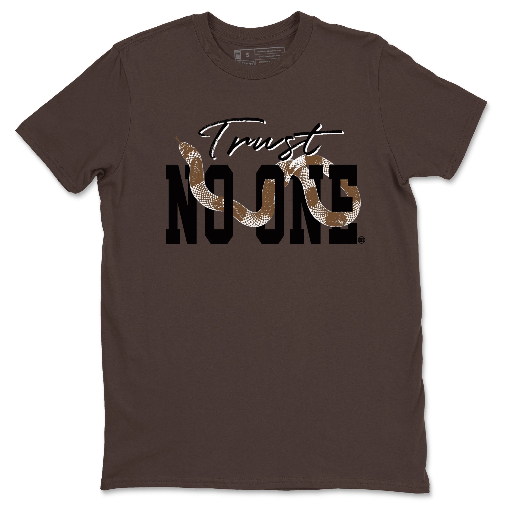 Trust No One snkmatch Tees - Jordan Jumpman Jack Travis Scott Dark Mocha