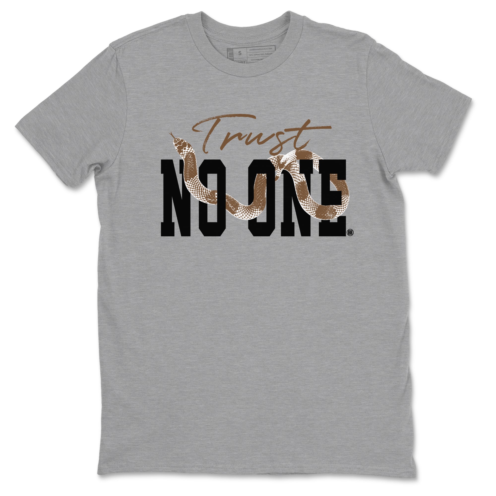 Trust No One snkmatch Tees - Jordan Jumpman Jack Travis Scott Dark Mocha