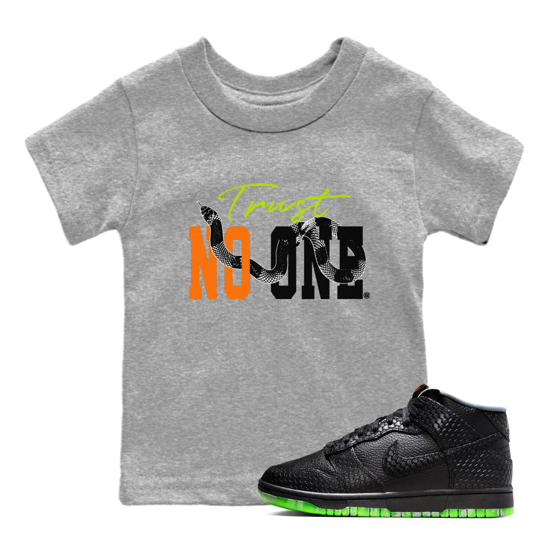 Trust No One snkmatch Tee Kids - Dunk Halloween