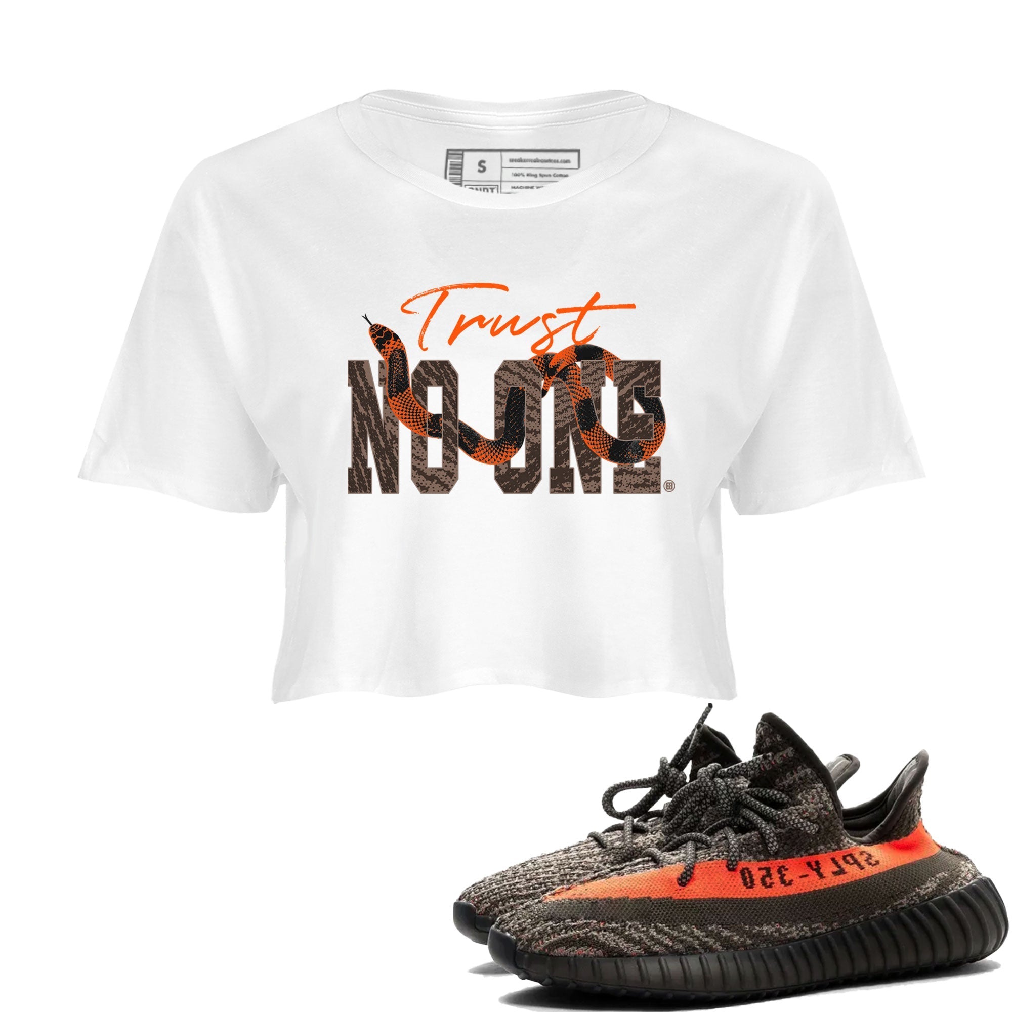 Trust No One snkmatch Women's Top - Yeezy 350 Carbon Beluga
