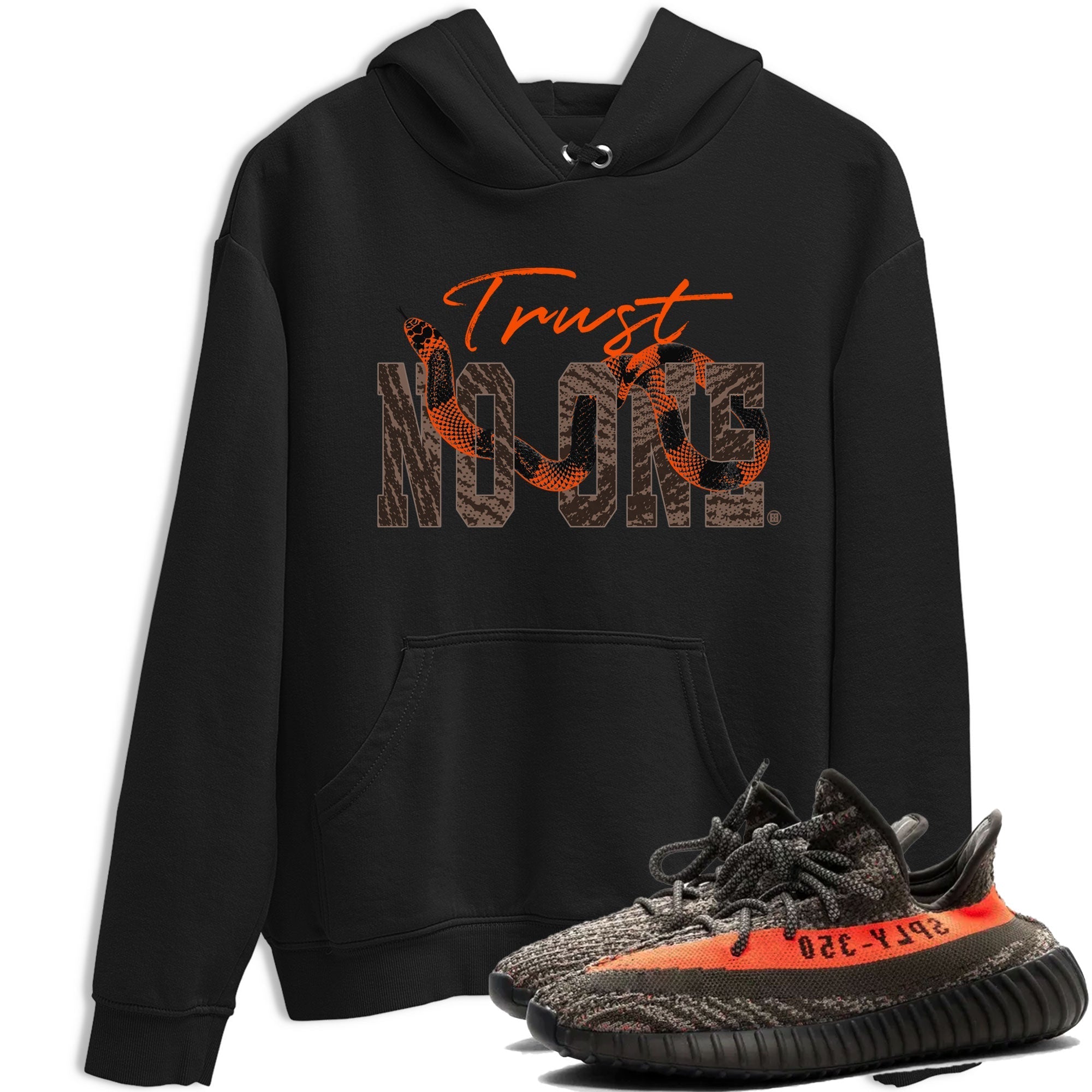 Trust No One snkmatch Tee - Yeezy 350 Carbon Beluga