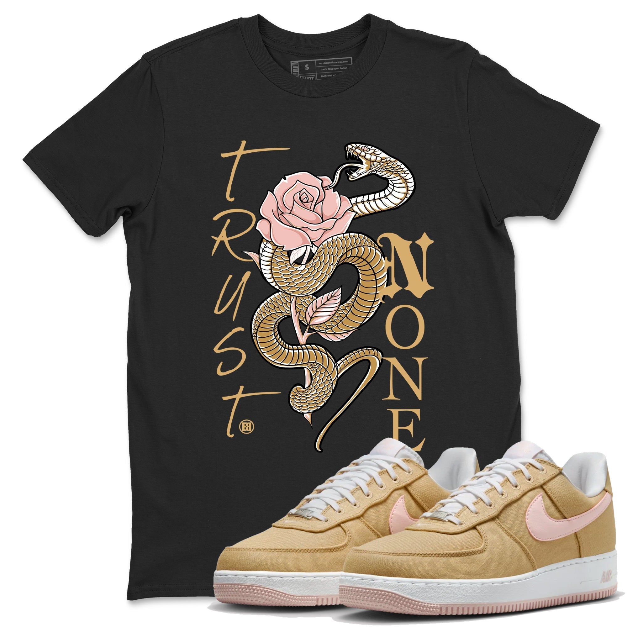 Trust None snkmatch Tees - Air Force 1 Linen