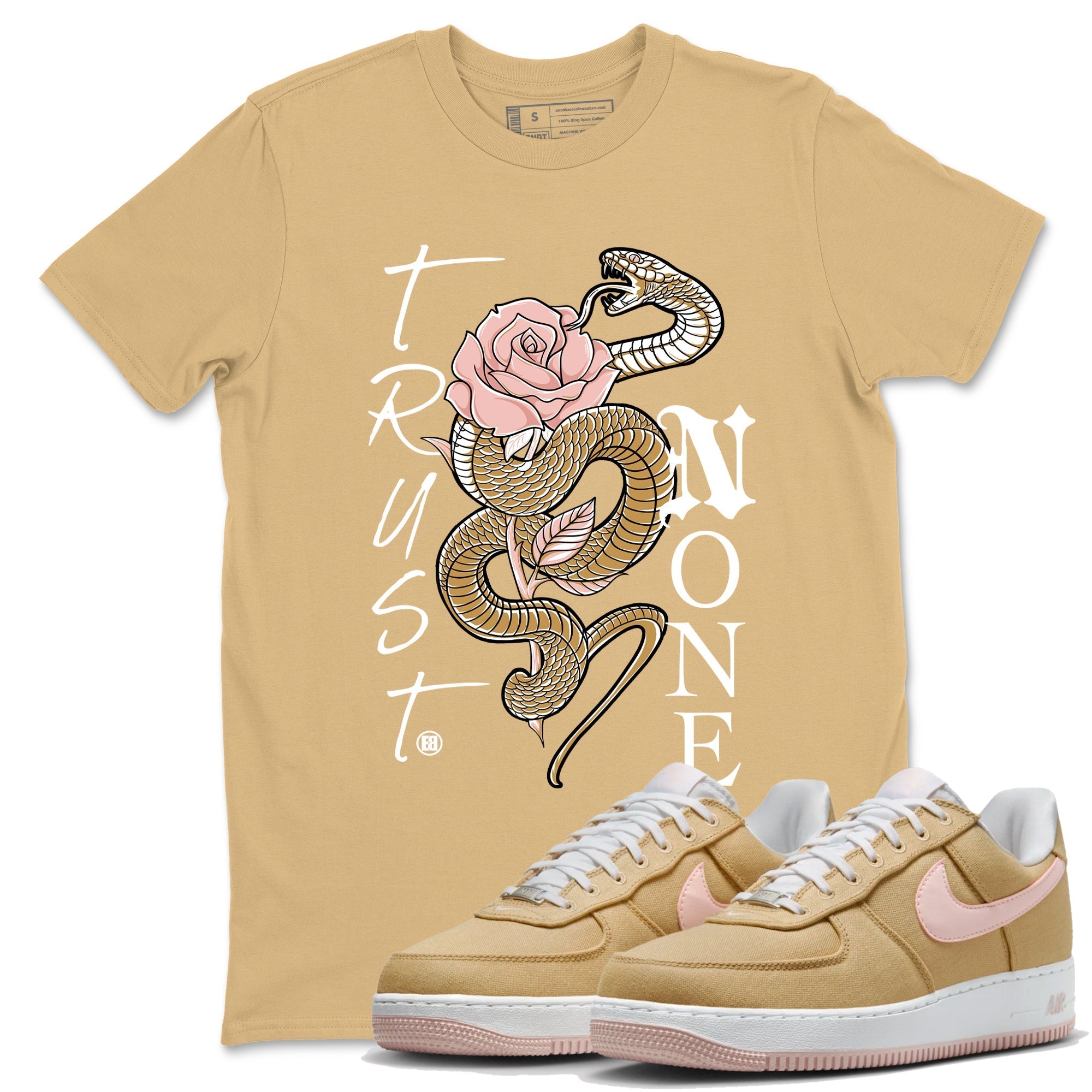 Trust None snkmatch Tees - Air Force 1 Linen
