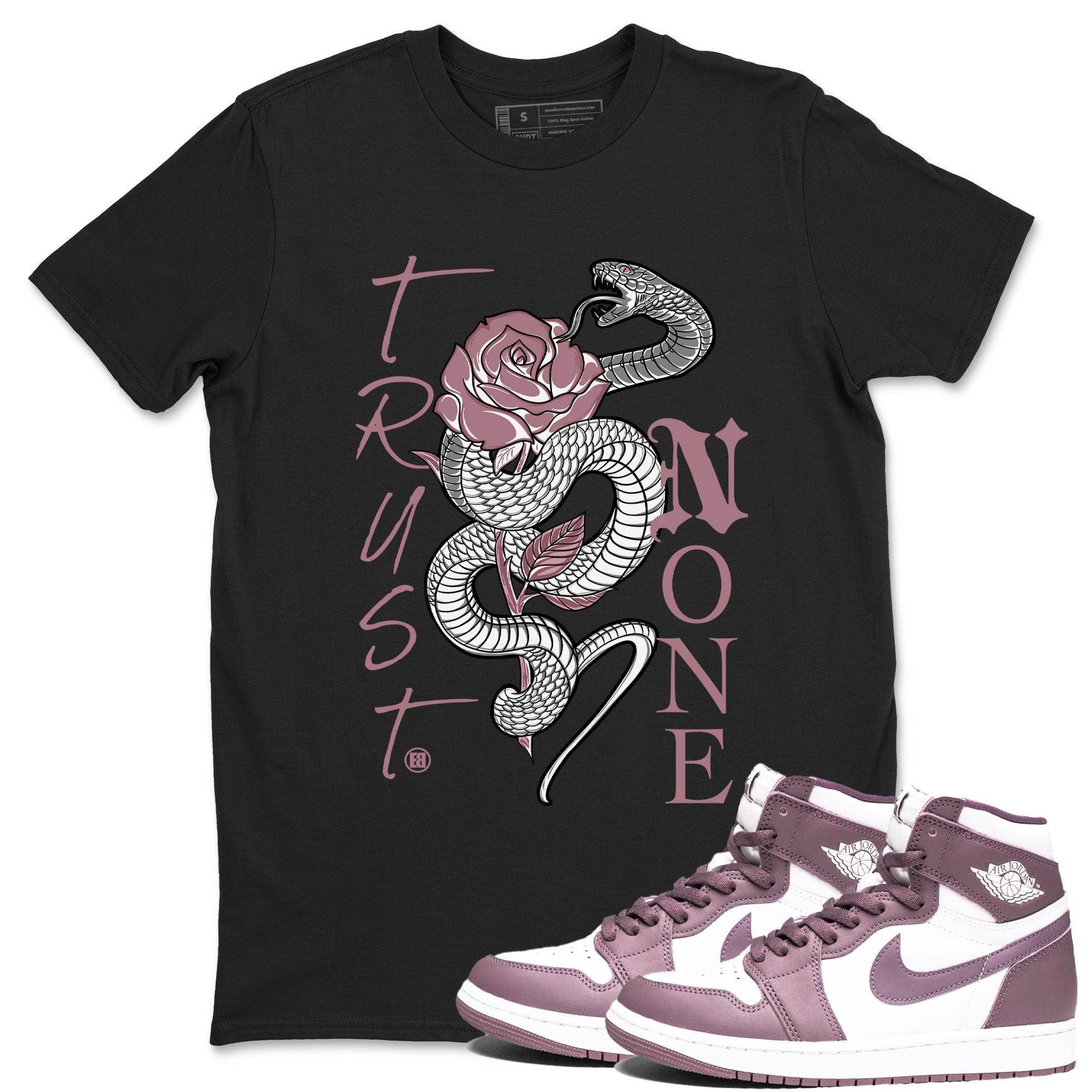 Trust None snkmatch Tee - Air Jordan 1 Mauve