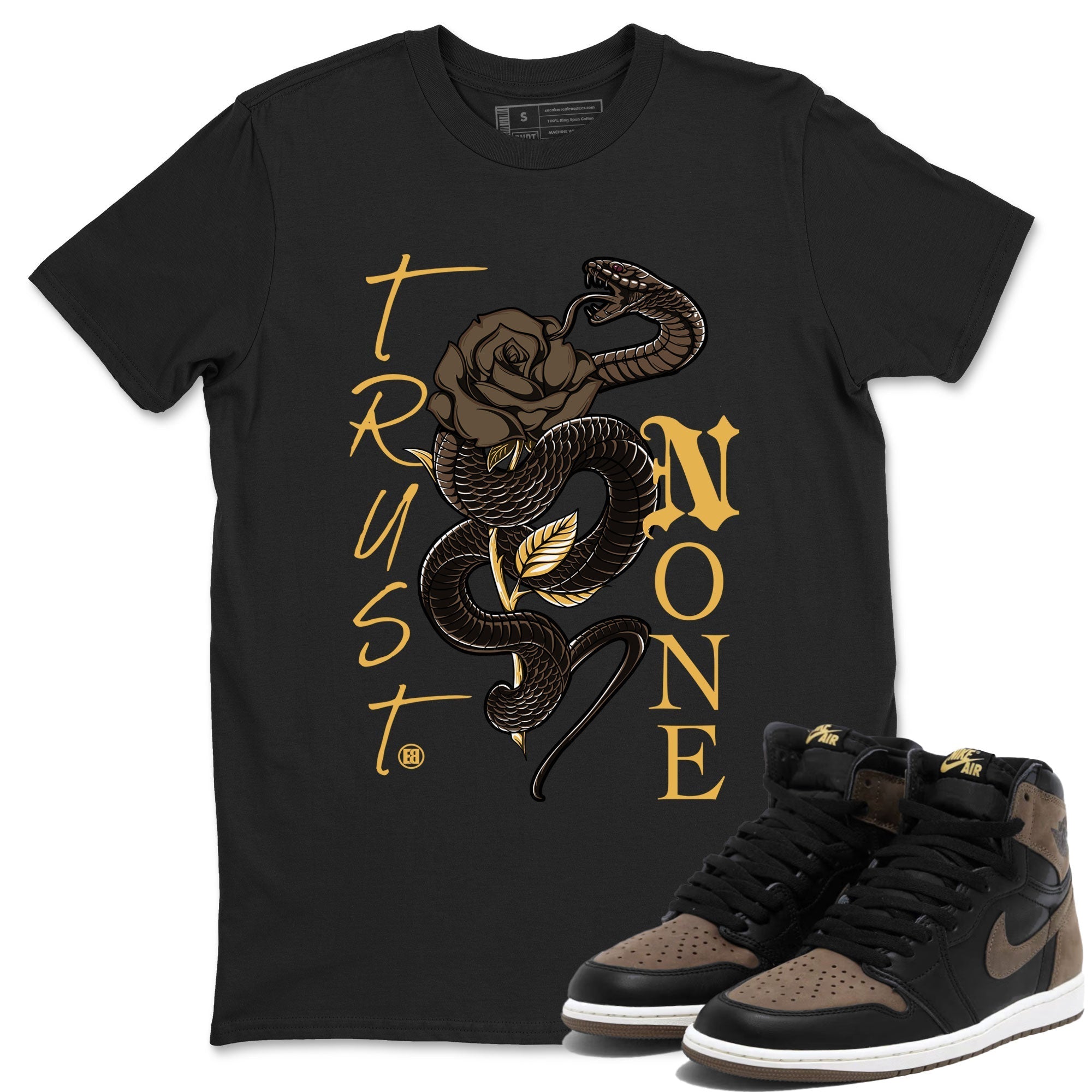 Trust None snkmatch Tee - Air Jordan 1 Palomino