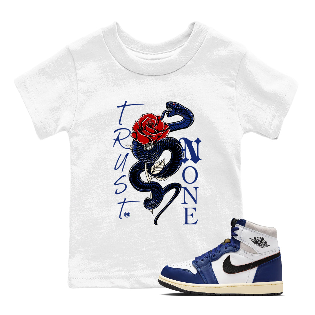 Trust None snkmatch Tees Kids - Air Jordan 1 Rare Air