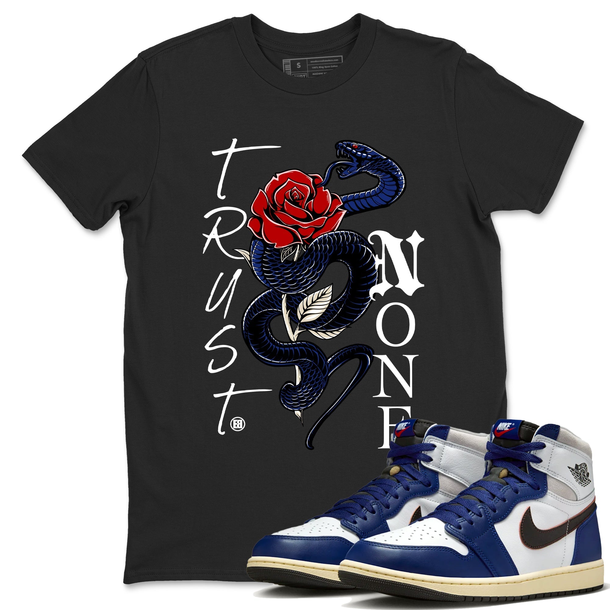 Trust None snkmatch Tees - Air Jordan 1 Rare Air