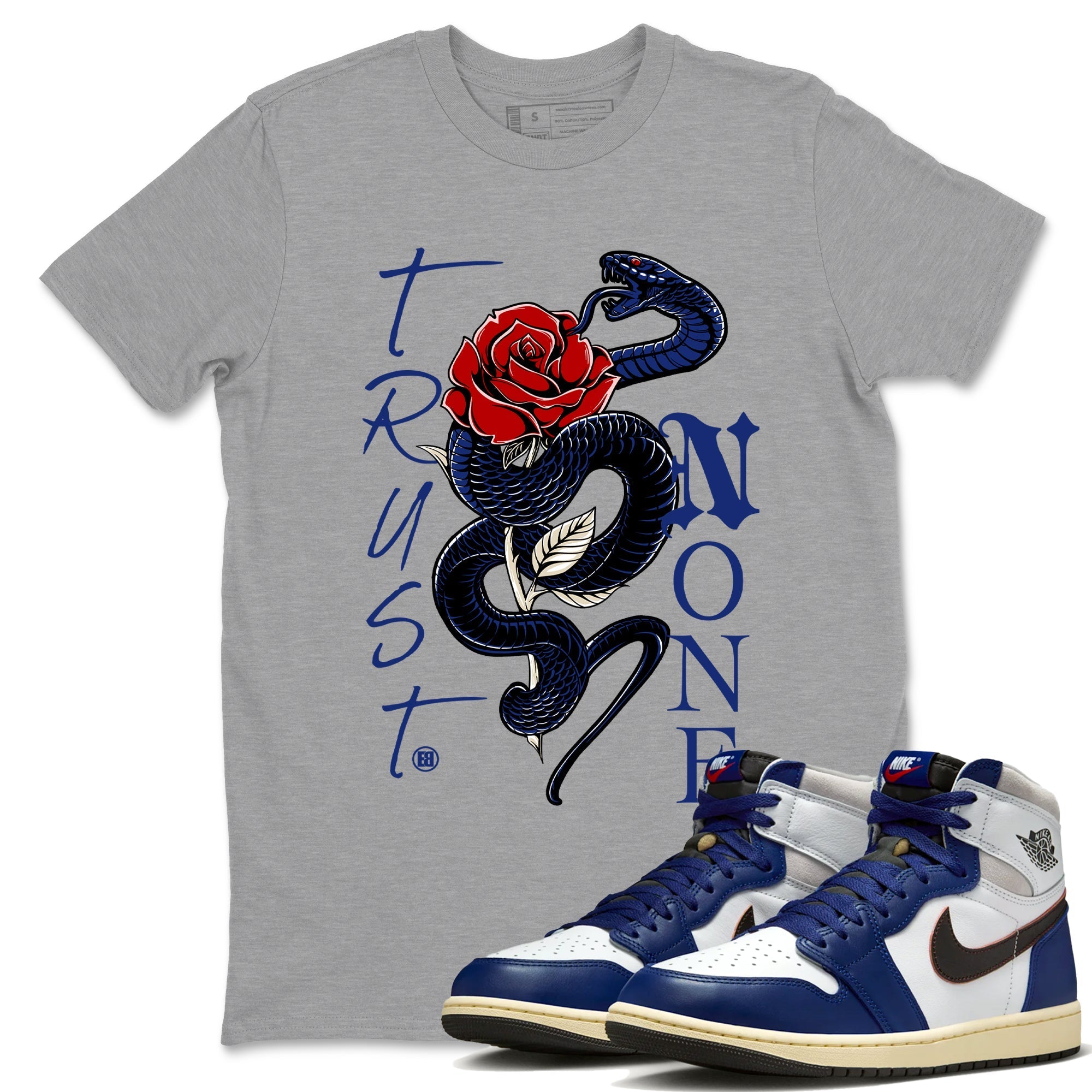 Trust None snkmatch Tees - Air Jordan 1 Rare Air
