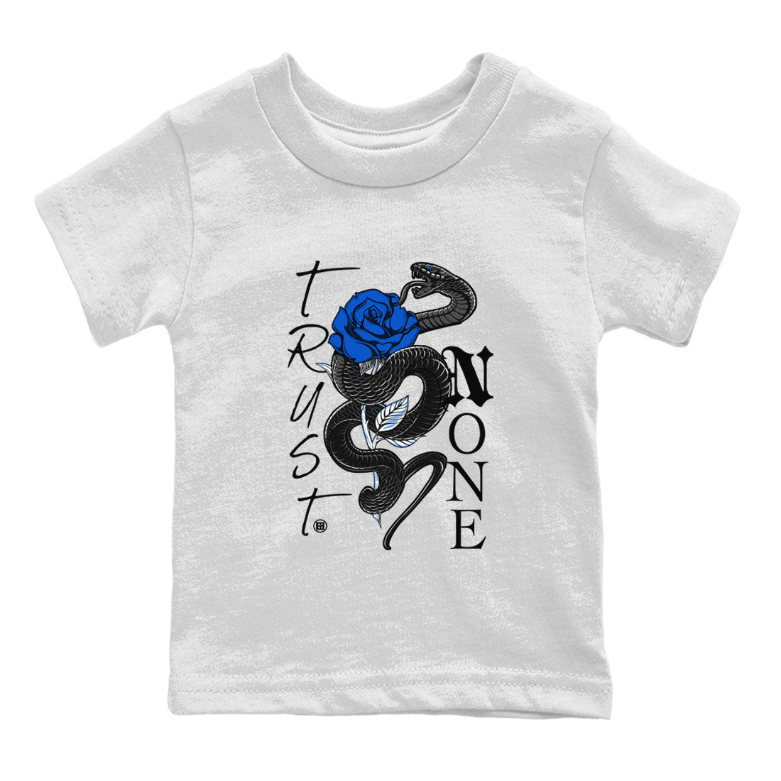 Trust None snkmatch Tee Kids - Air Jordan 1 Royal Reimagined