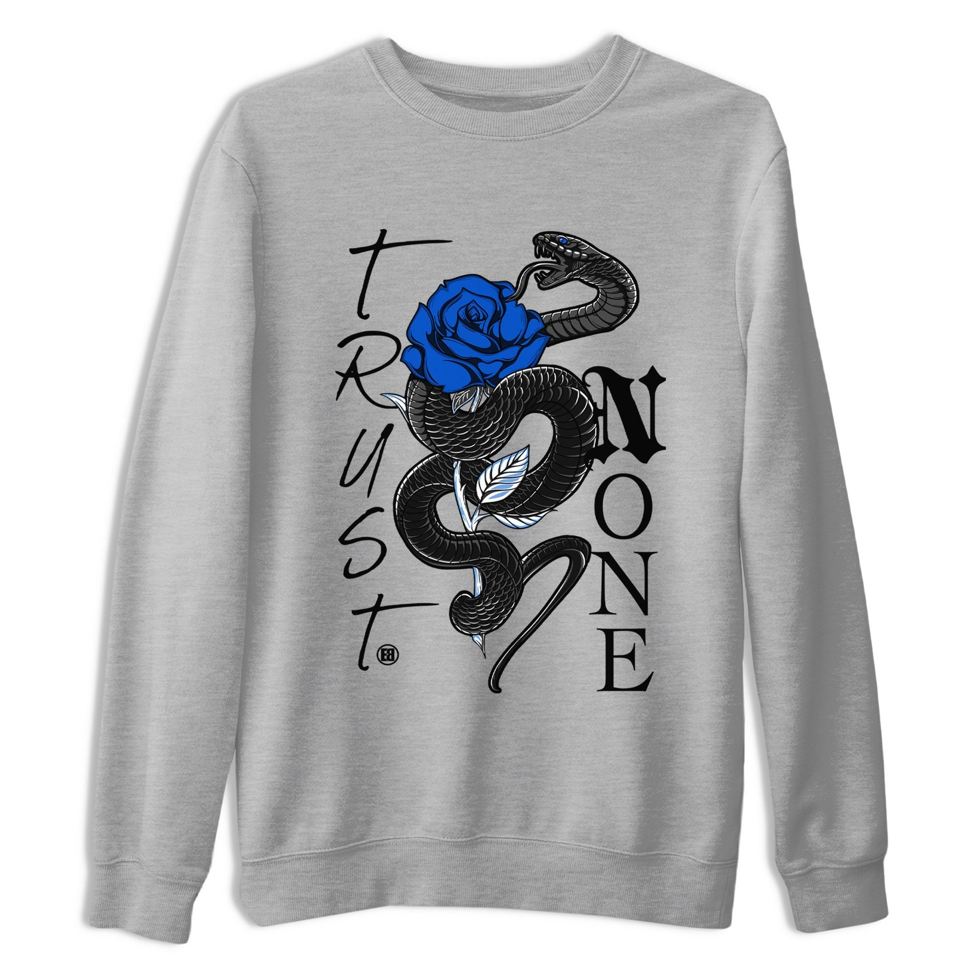 Trust None snkmatch Tee - Air Jordan 1 Royal Reimagined