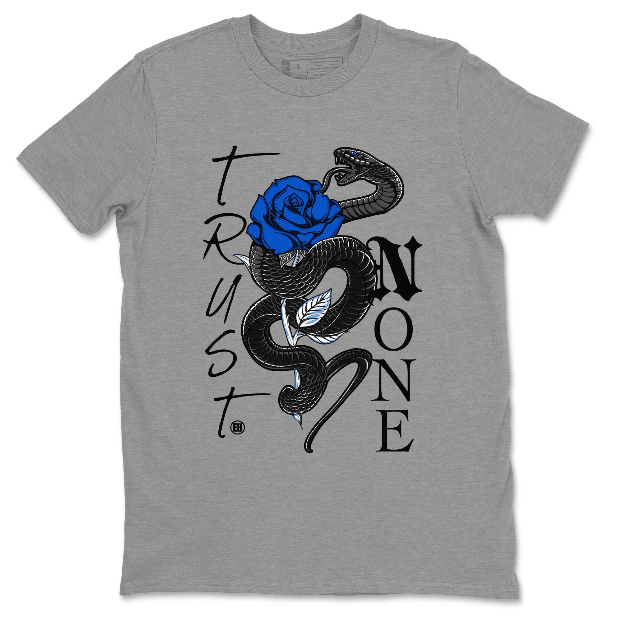 Trust None snkmatch Tee - Air Jordan 1 Royal Reimagined