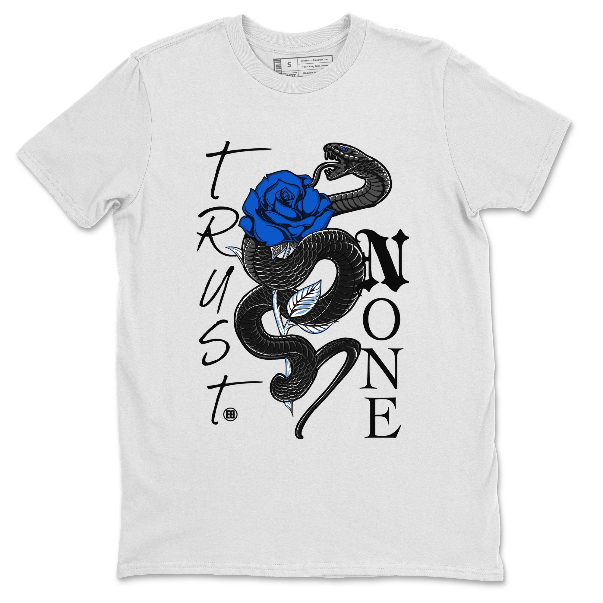 Trust None snkmatch Tee - Air Jordan 1 Royal Reimagined