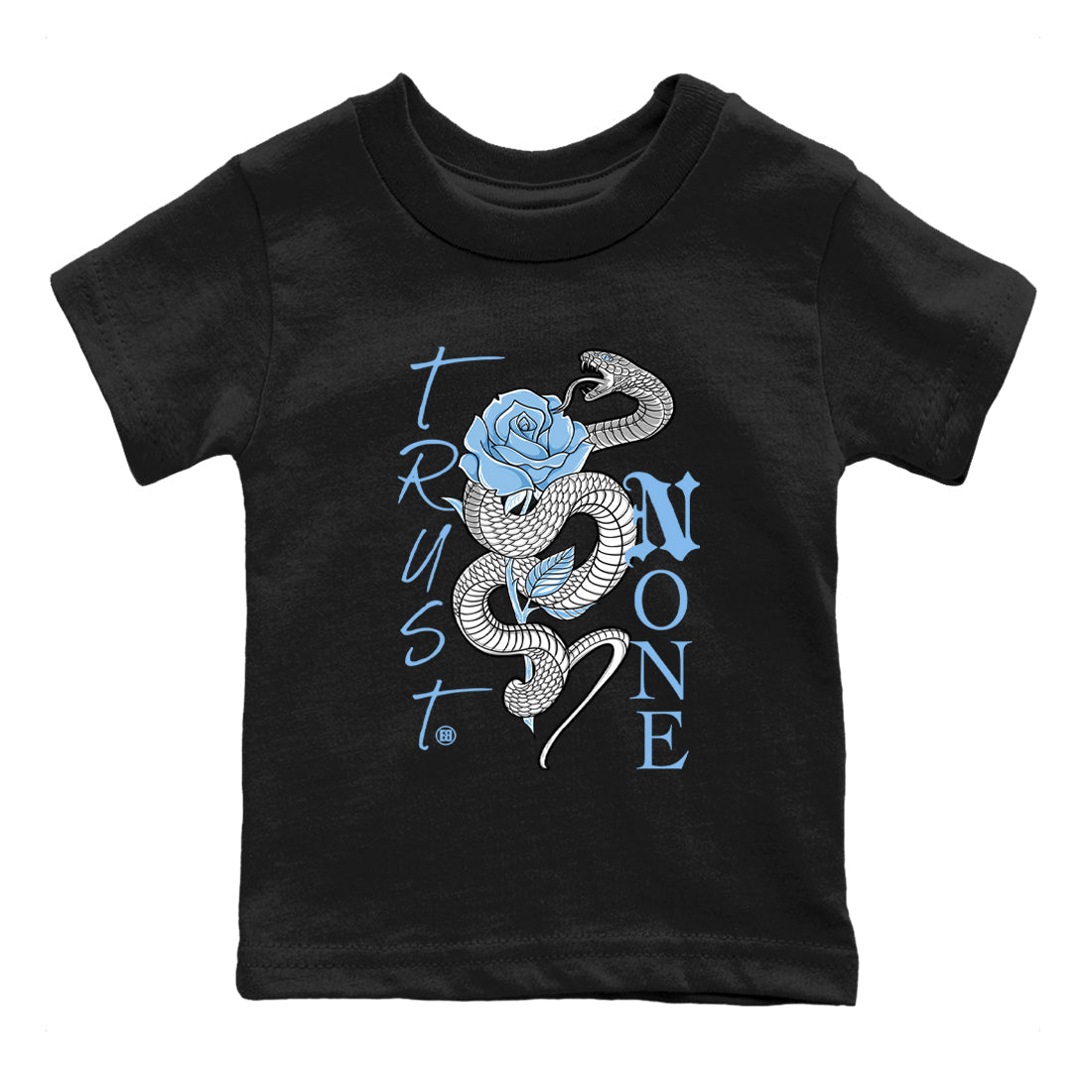 Trust None snkmatch Tees Kids - Air Jordan 11 Legend Blue