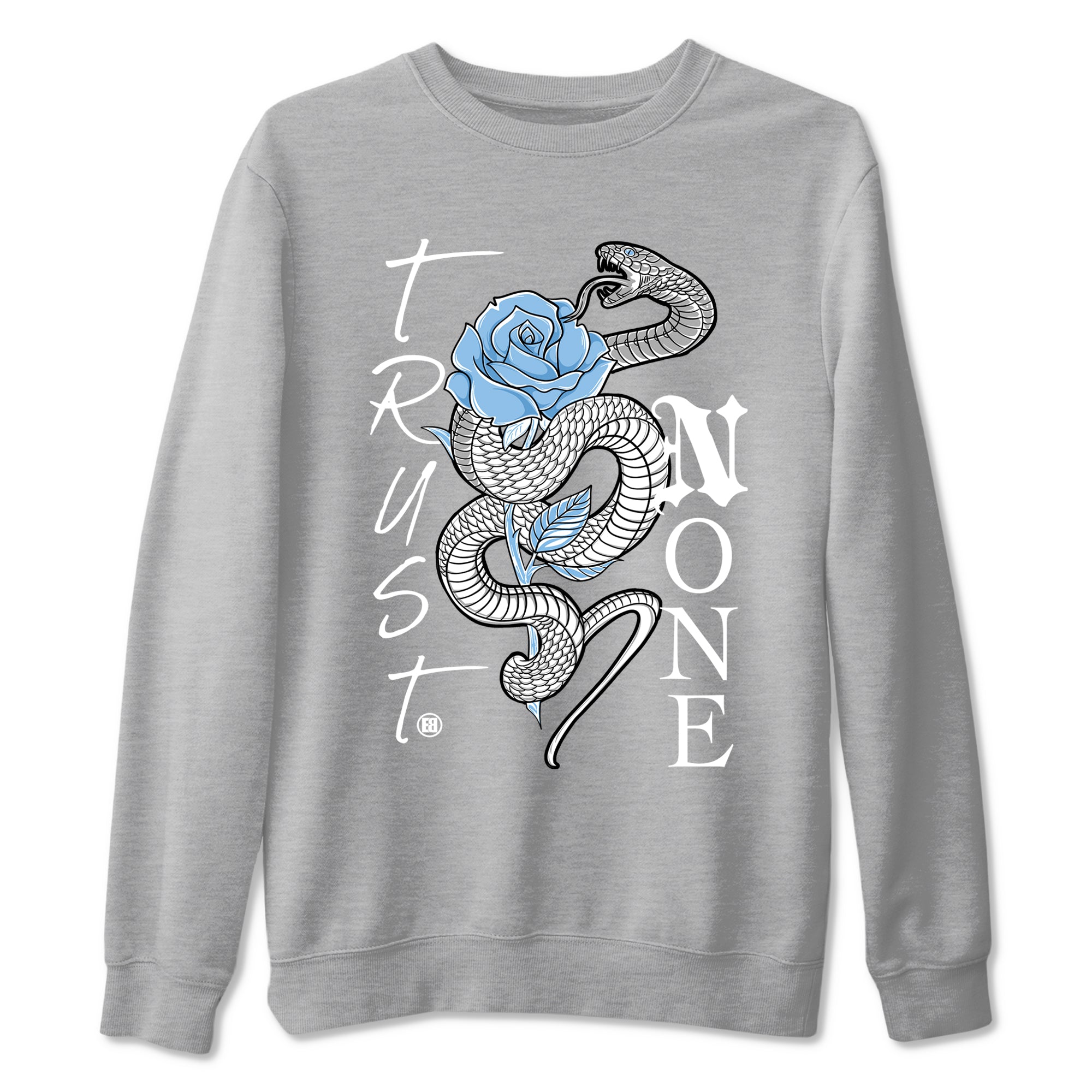 Trust None snkmatch Tees - Air Jordan 11 Legend Blue