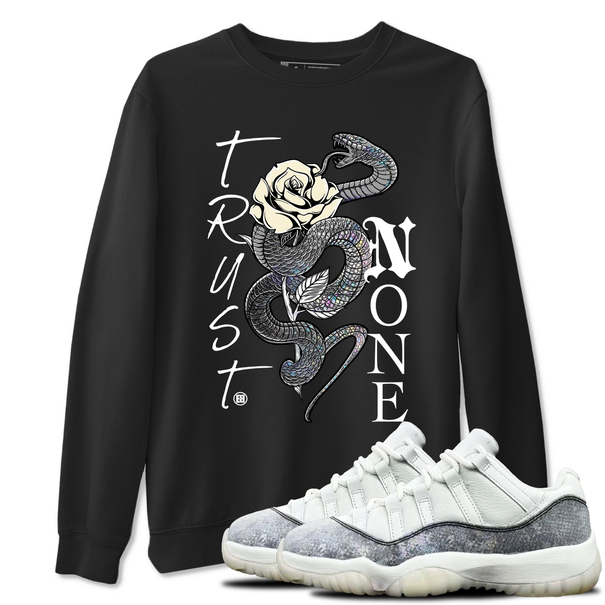 Trust None snkmatch Tees - Air Jordan 11 Year Of The Snake