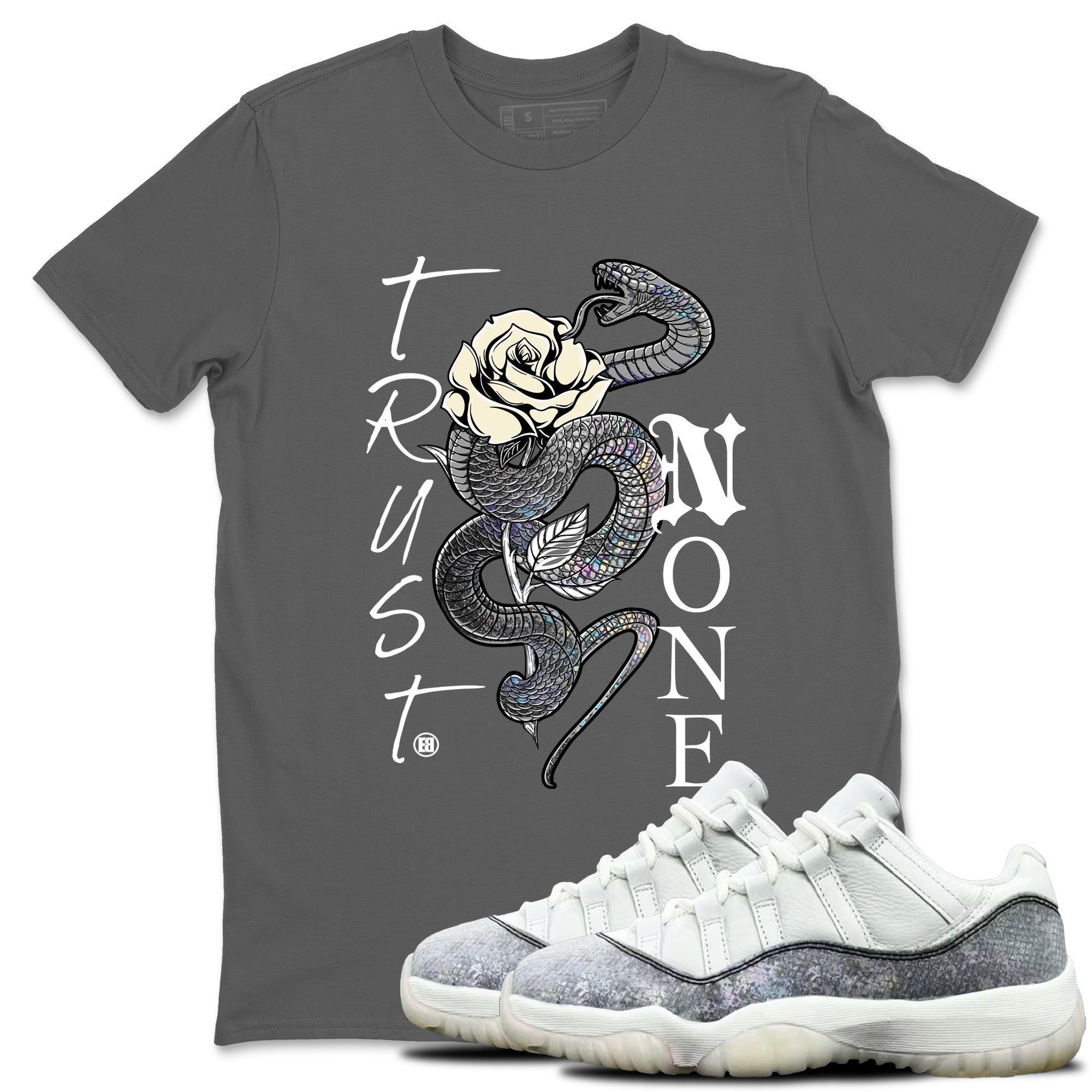 Trust None snkmatch Tees - Air Jordan 11 Year Of The Snake