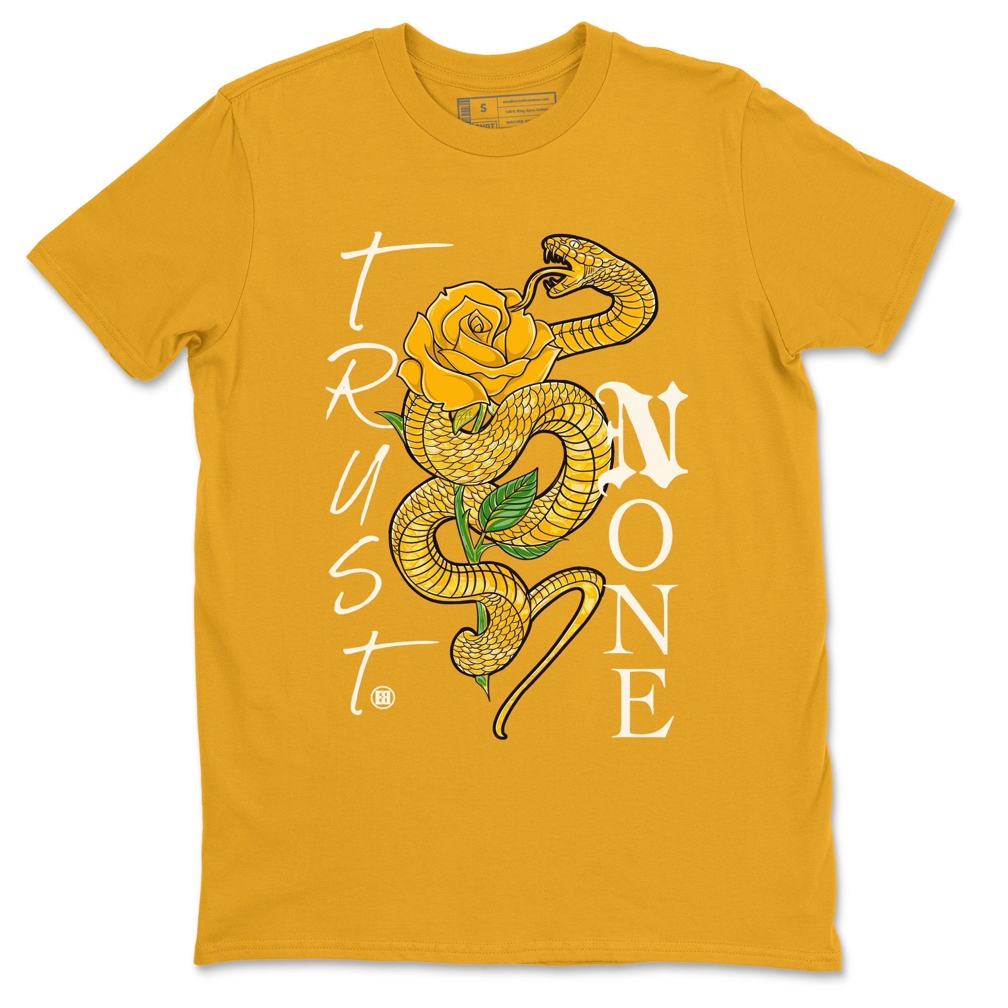 Trust None Unisex Tops - Air Jordan 11 Yellow Python