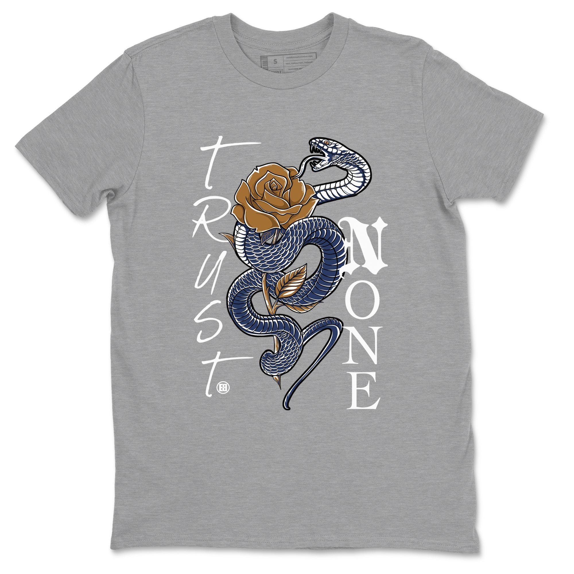 Trust None snkmatch Tees - Air Jordan 13 Midnight Navy
