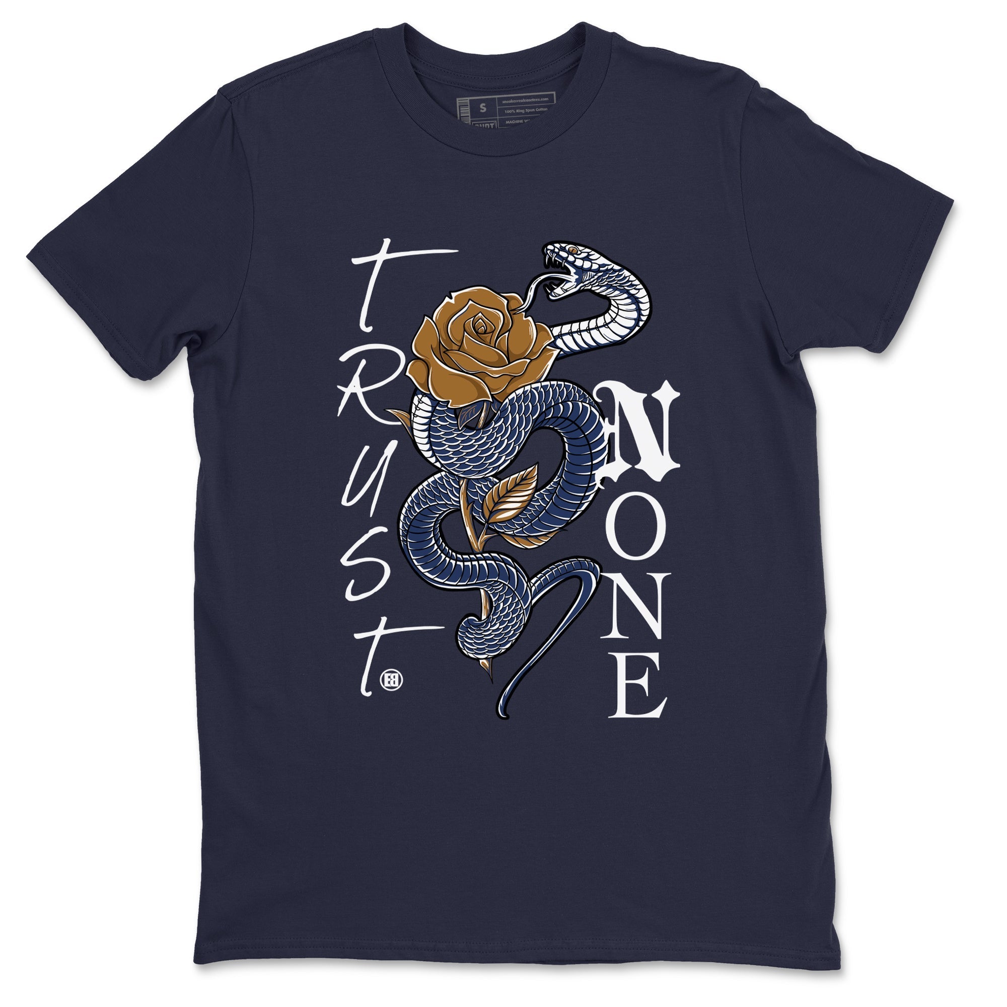 Trust None snkmatch Tees - Air Jordan 13 Midnight Navy