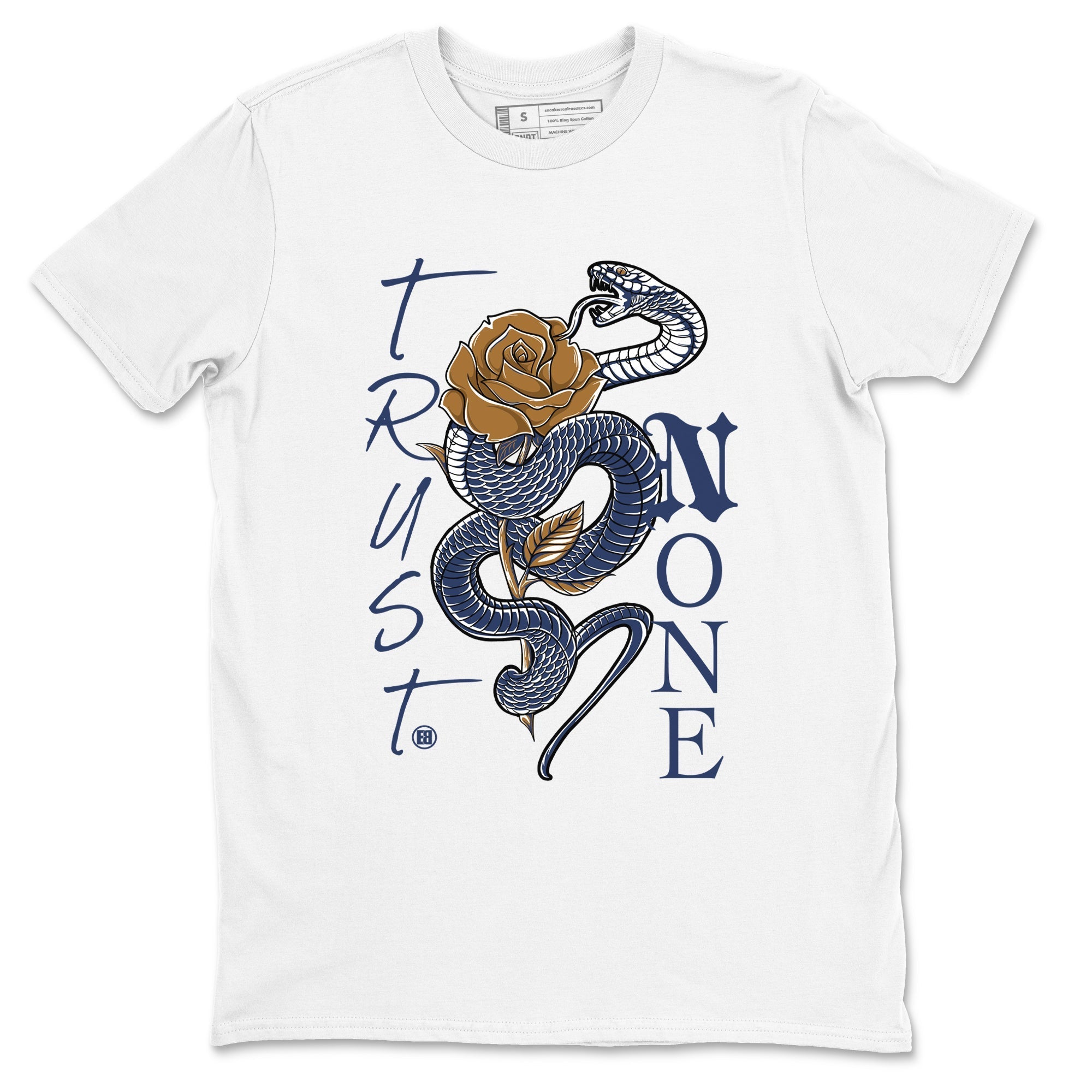 Trust None snkmatch Tees - Air Jordan 13 Midnight Navy