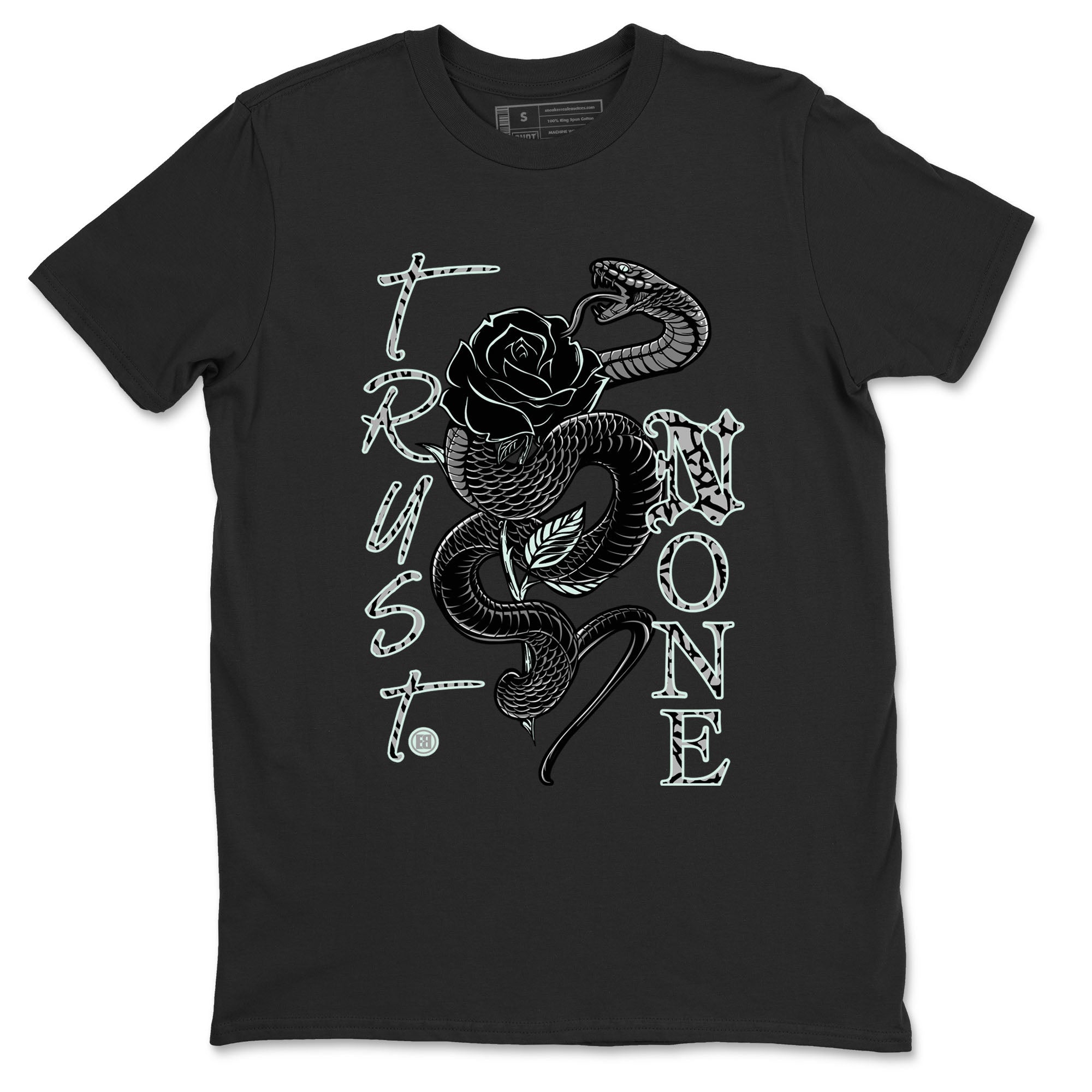 Trust None snkmatch Tees - Air Jordan 3 Green Glow