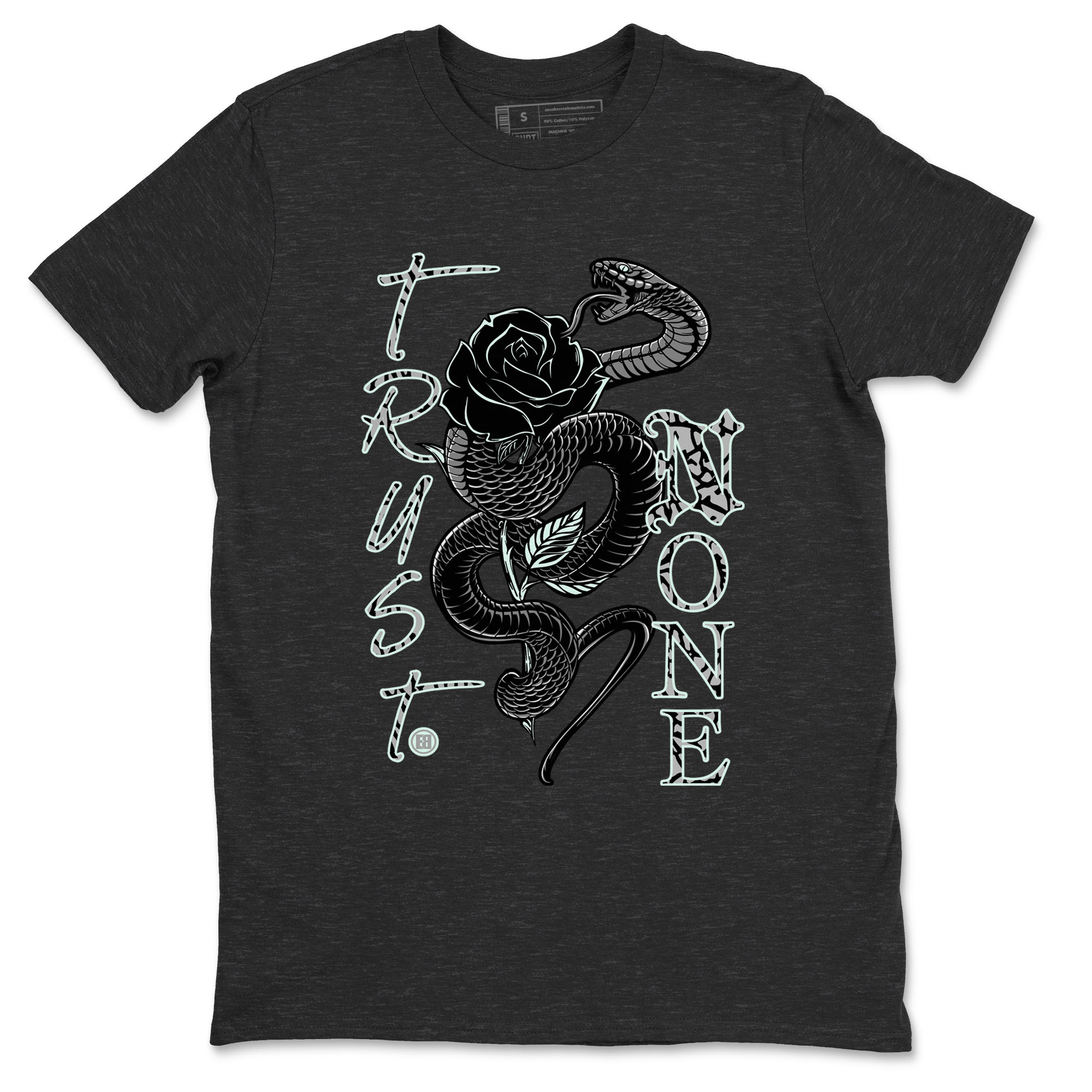 Trust None snkmatch Tees - Air Jordan 3 Green Glow